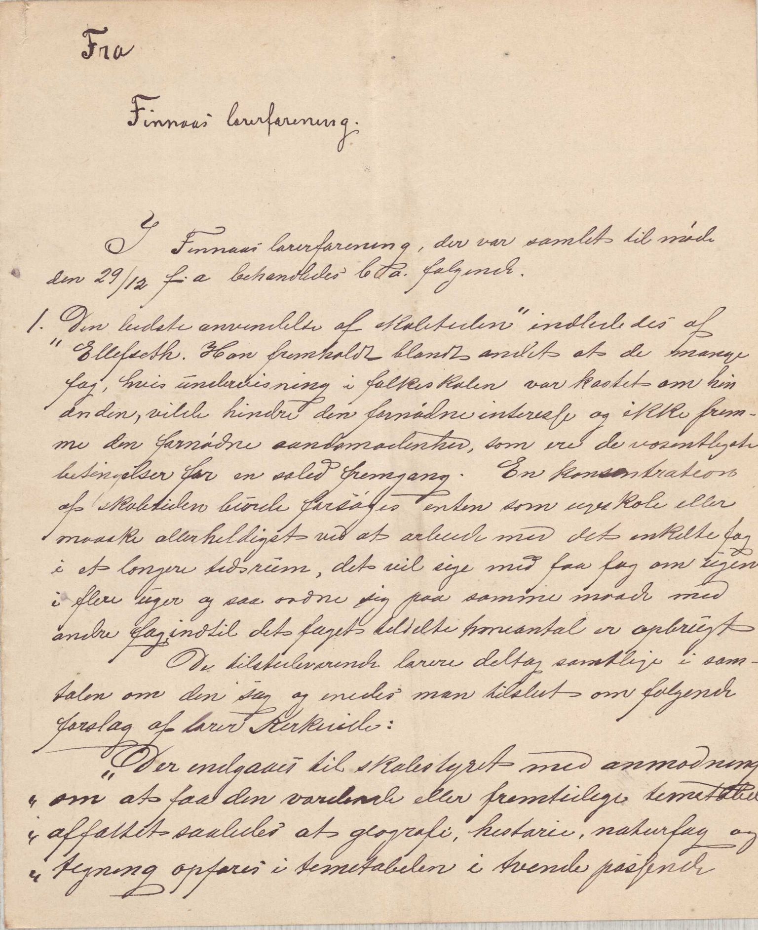 Finnaas kommune. Skulestyret, IKAH/1218a-211/D/Da/L0001/0004: Kronologisk ordna korrespondanse / Kronologisk ordna korrespondanse , 1894-1896, p. 22