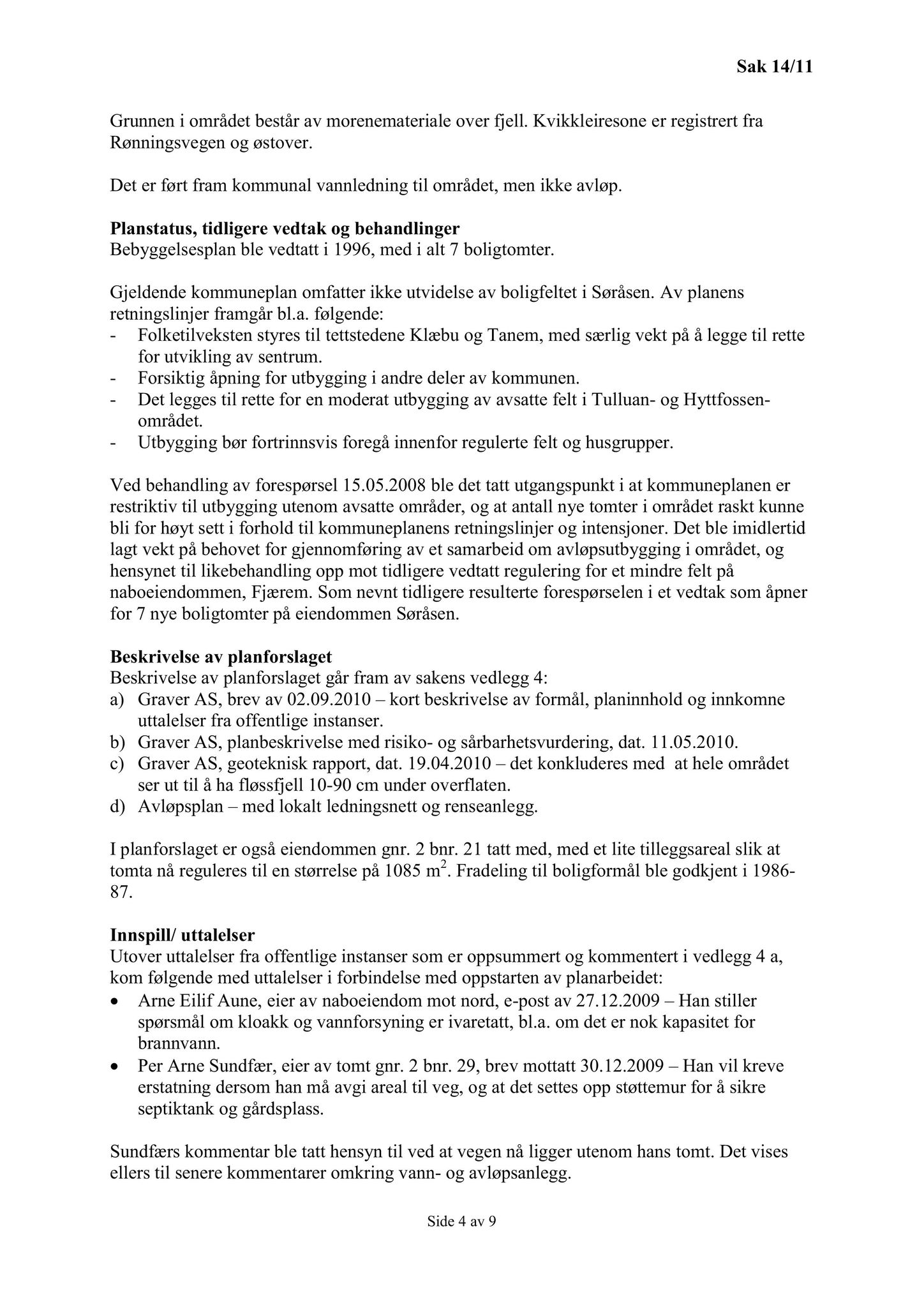 Klæbu Kommune, TRKO/KK/02-FS/L004: Formannsskapet - Møtedokumenter, 2011, p. 1745