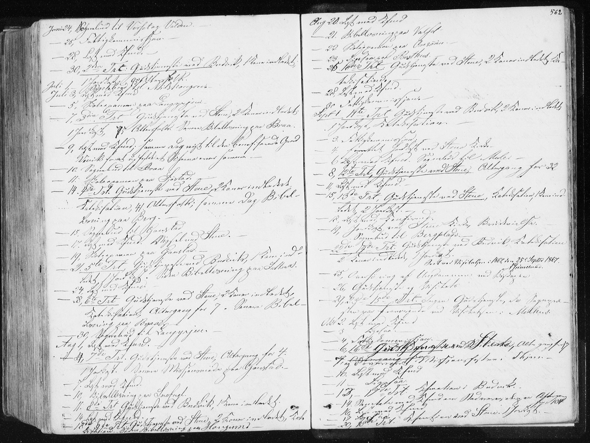 Ministerialprotokoller, klokkerbøker og fødselsregistre - Sør-Trøndelag, SAT/A-1456/612/L0377: Parish register (official) no. 612A09, 1859-1877, p. 562