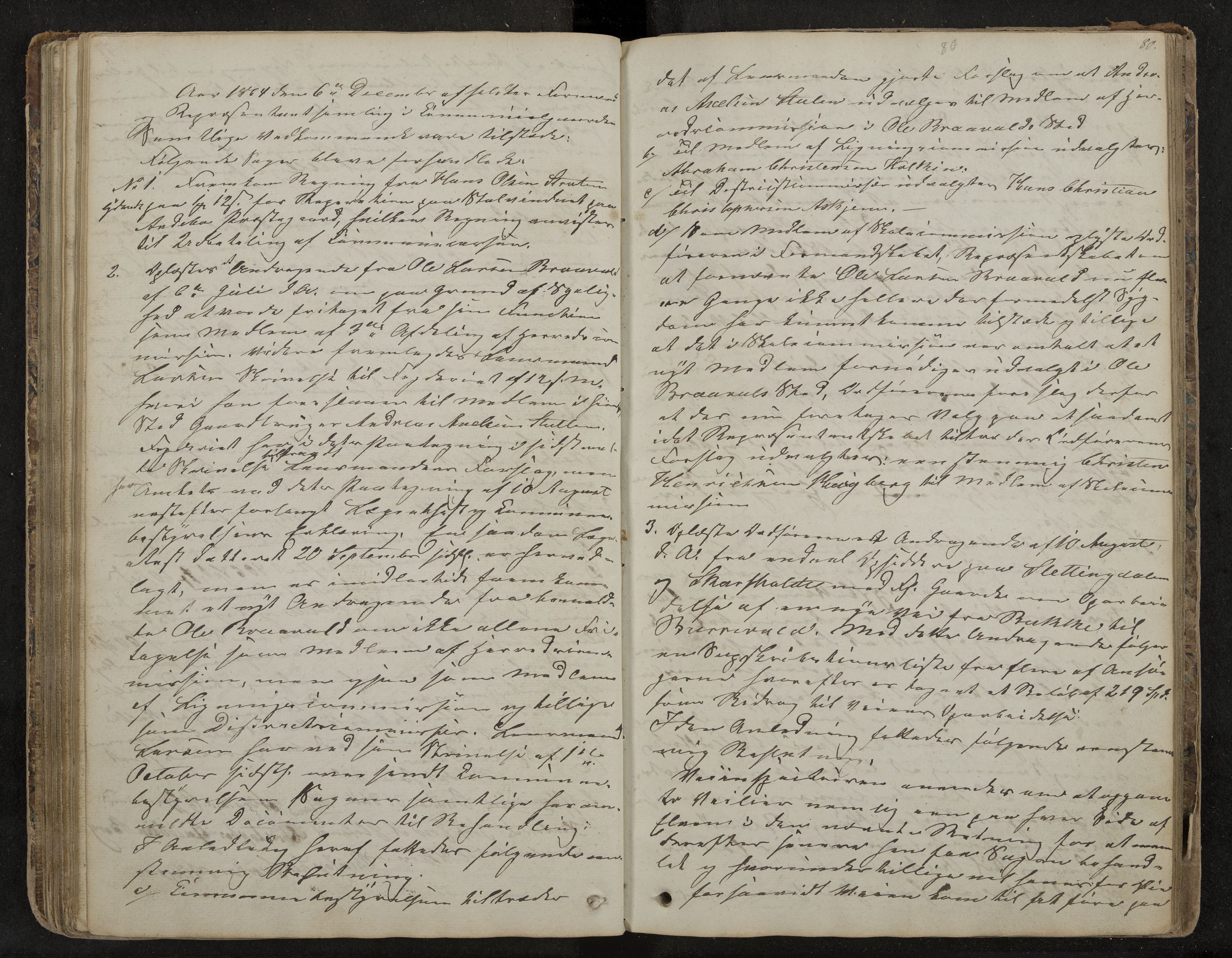 Andebu formannskap og sentraladministrasjon, IKAK/0719021-1/A/Aa/L0001: Møtebok med register, 1837-1869, p. 80