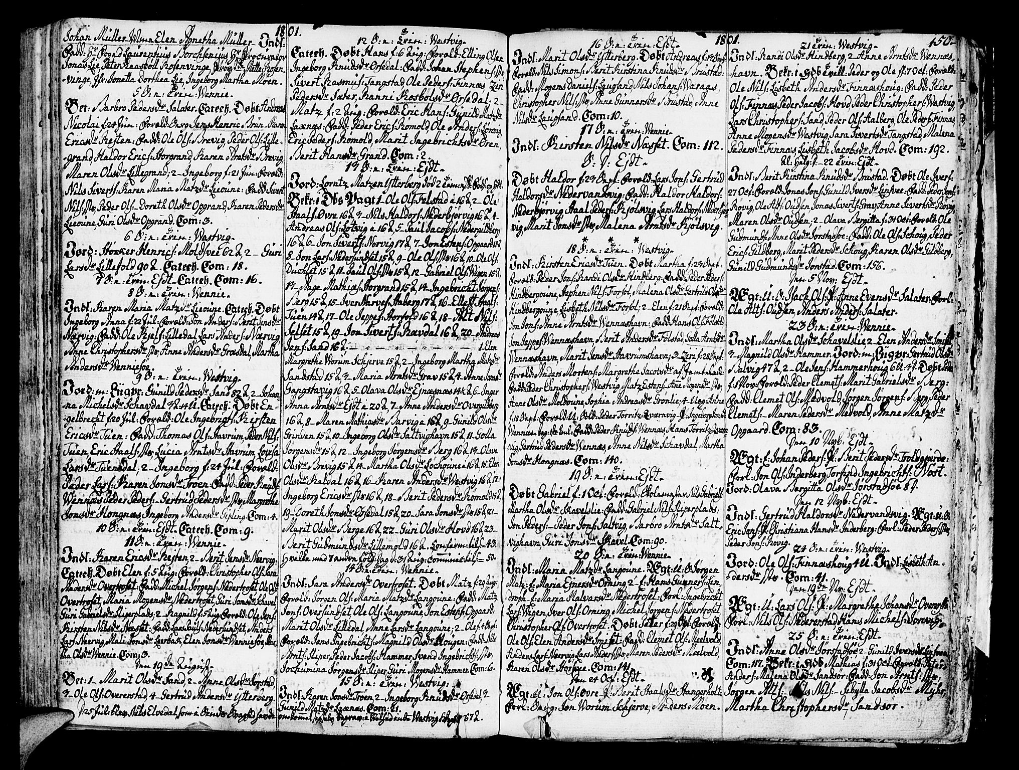 Ministerialprotokoller, klokkerbøker og fødselsregistre - Nord-Trøndelag, SAT/A-1458/722/L0216: Parish register (official) no. 722A03, 1756-1816, p. 150