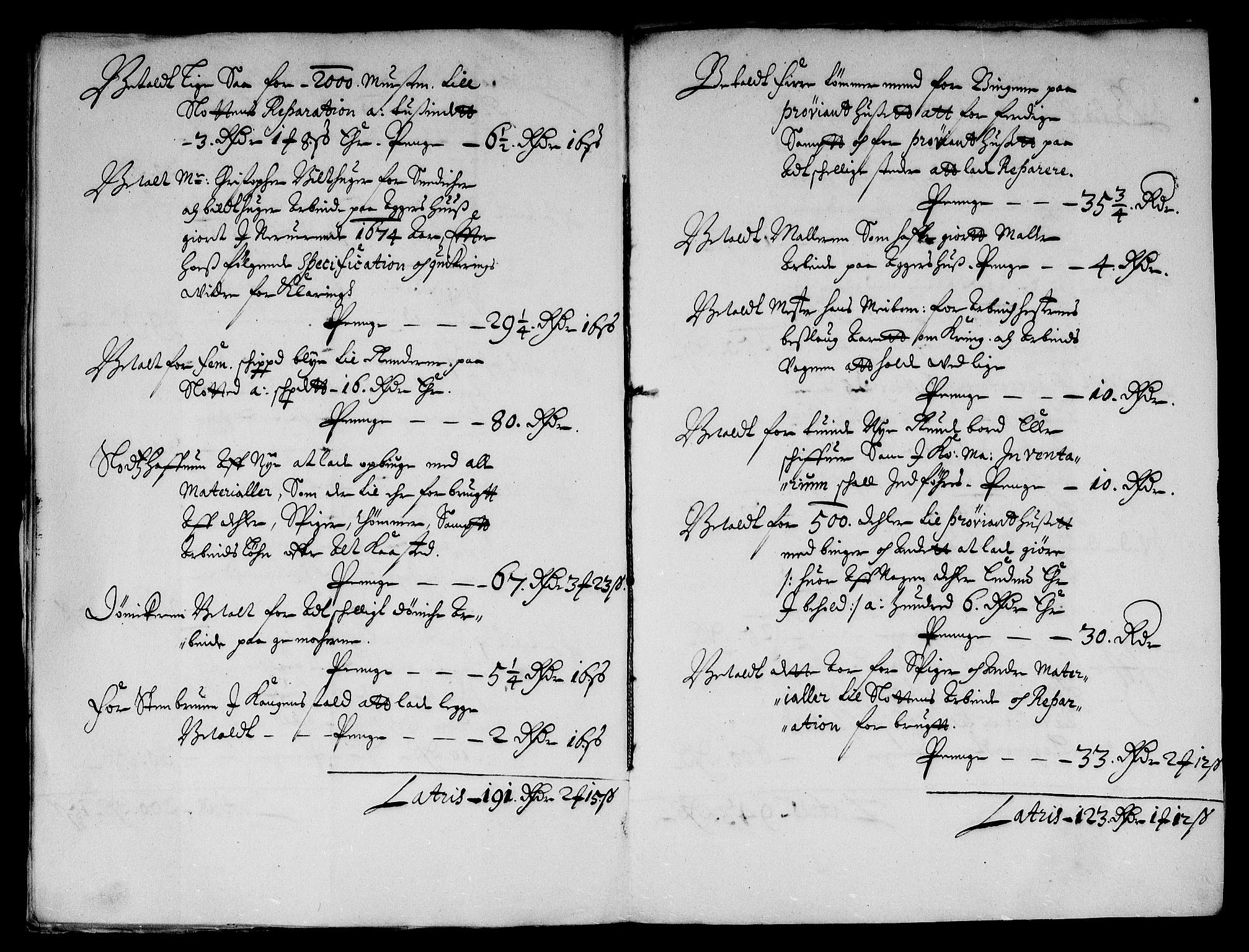 Rentekammeret inntil 1814, Reviderte regnskaper, Stiftamtstueregnskaper, Landkommissariatet på Akershus og Akershus stiftamt, AV/RA-EA-5869/R/Rb/L0099: Akershus stiftamt, 1674