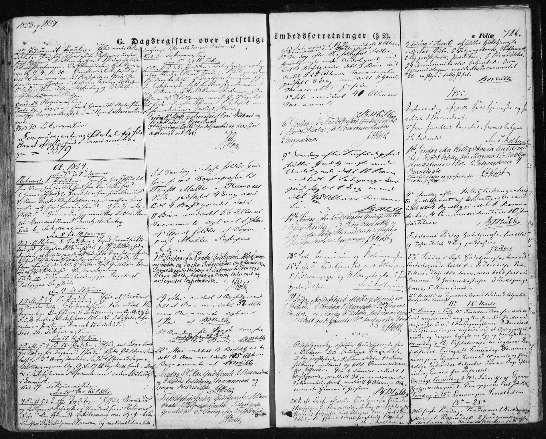 Ministerialprotokoller, klokkerbøker og fødselsregistre - Sør-Trøndelag, SAT/A-1456/681/L0931: Parish register (official) no. 681A09, 1845-1859, p. 726