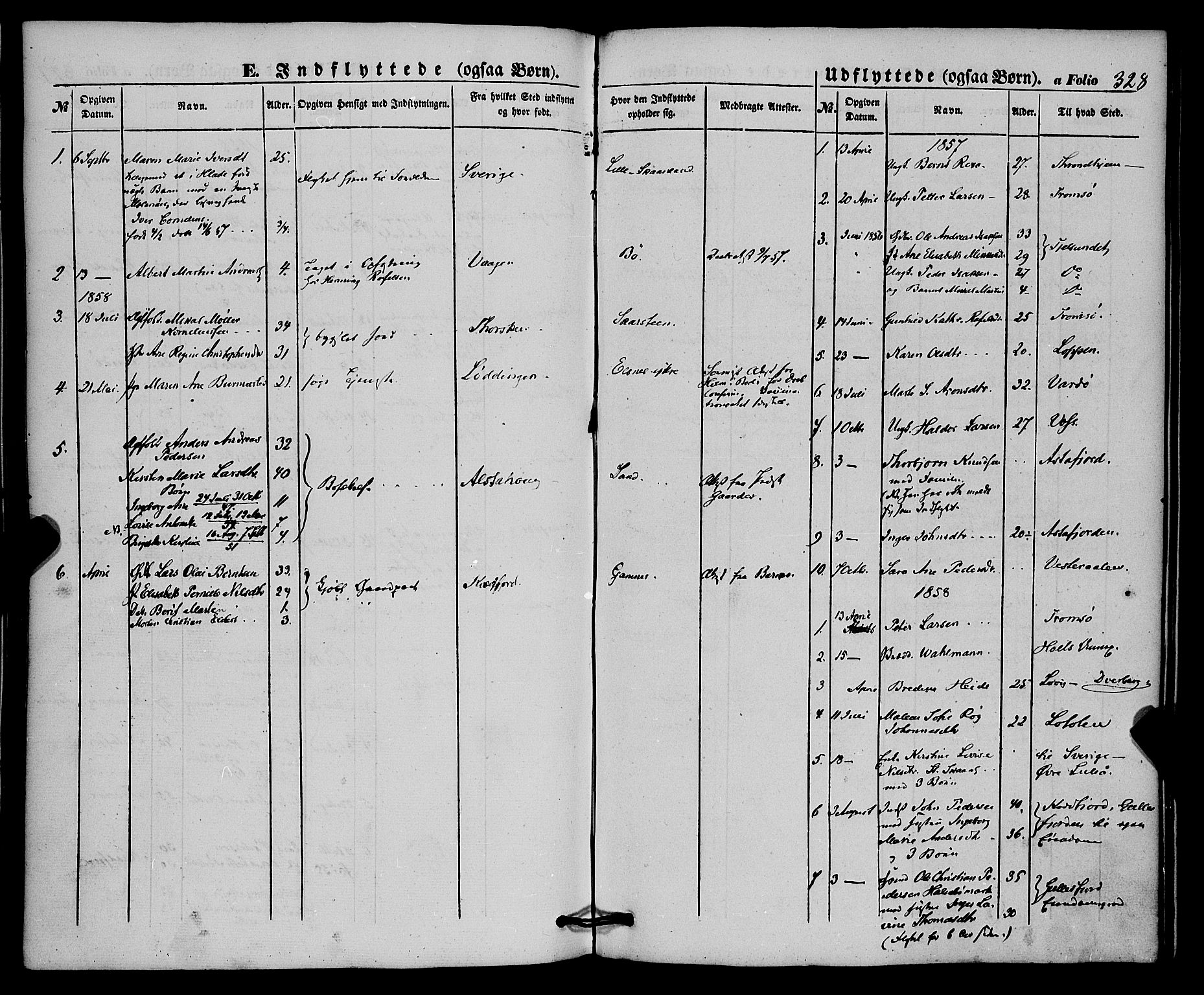 Trondenes sokneprestkontor, SATØ/S-1319/H/Ha/L0011kirke: Parish register (official) no. 11, 1853-1862, p. 328