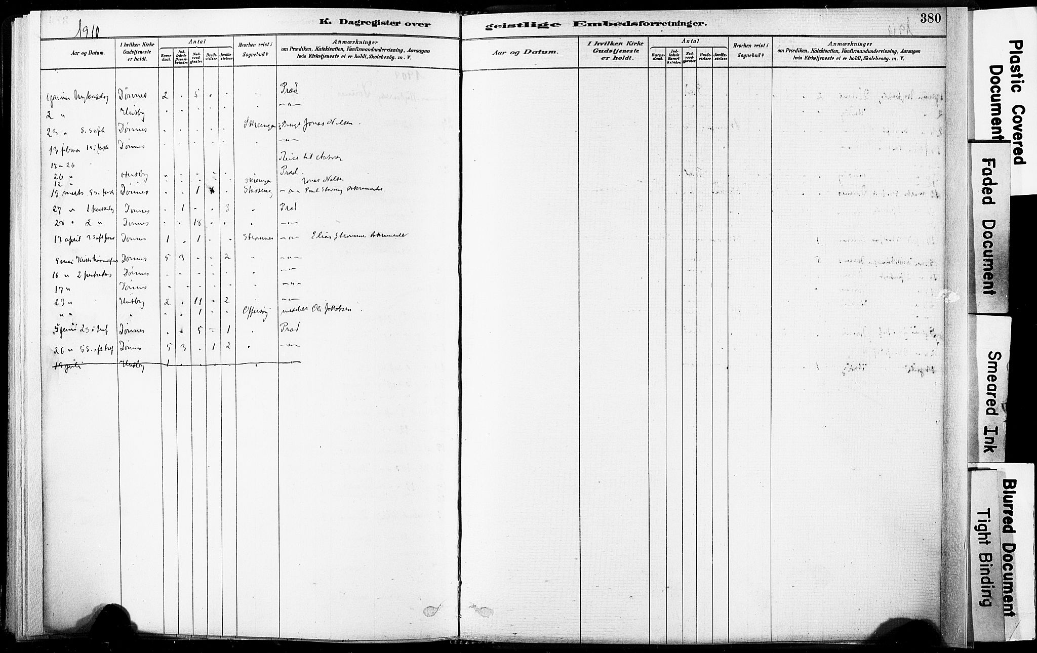 Ministerialprotokoller, klokkerbøker og fødselsregistre - Nordland, AV/SAT-A-1459/835/L0526: Parish register (official) no. 835A03II, 1881-1910, p. 380