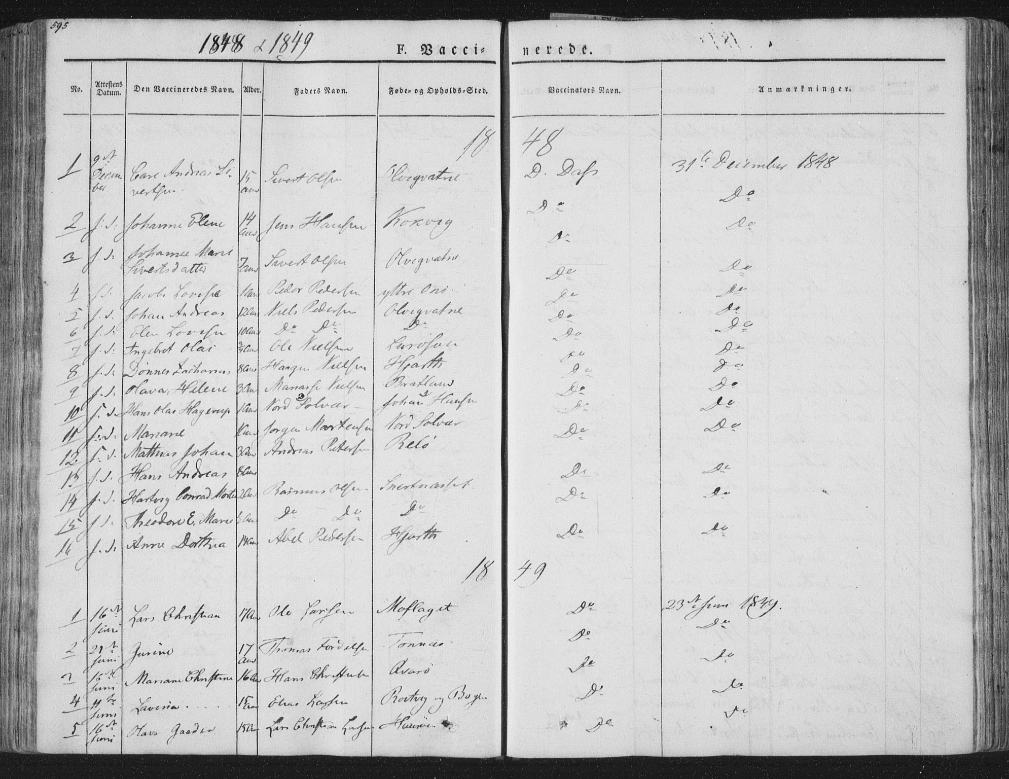 Ministerialprotokoller, klokkerbøker og fødselsregistre - Nordland, SAT/A-1459/839/L0566: Parish register (official) no. 839A03, 1825-1862, p. 595