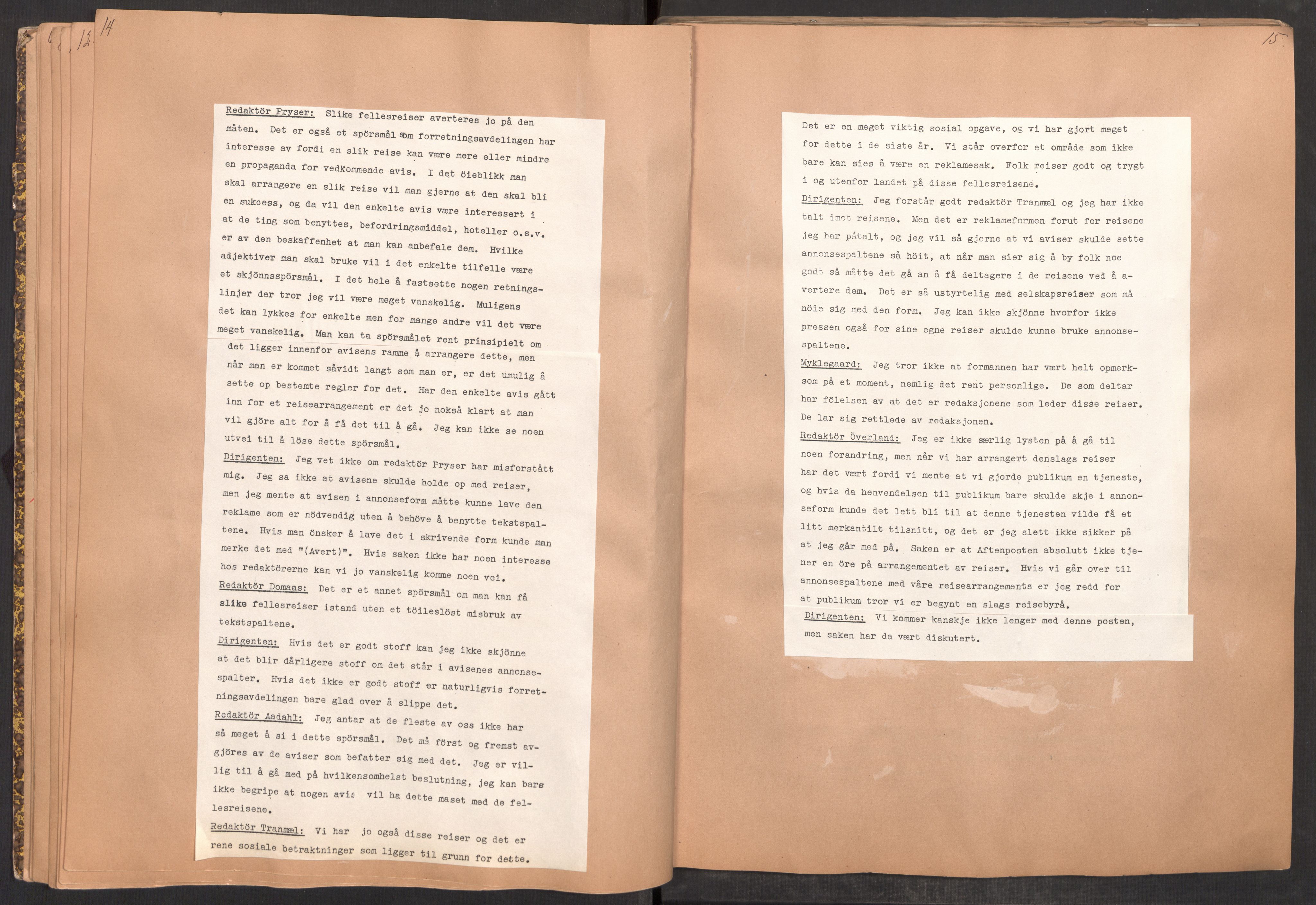 Tekstreklameutvalget, RA/PA-0854/A/Aa/L0003: Møtereferat, 1938-1955, p. 14-15