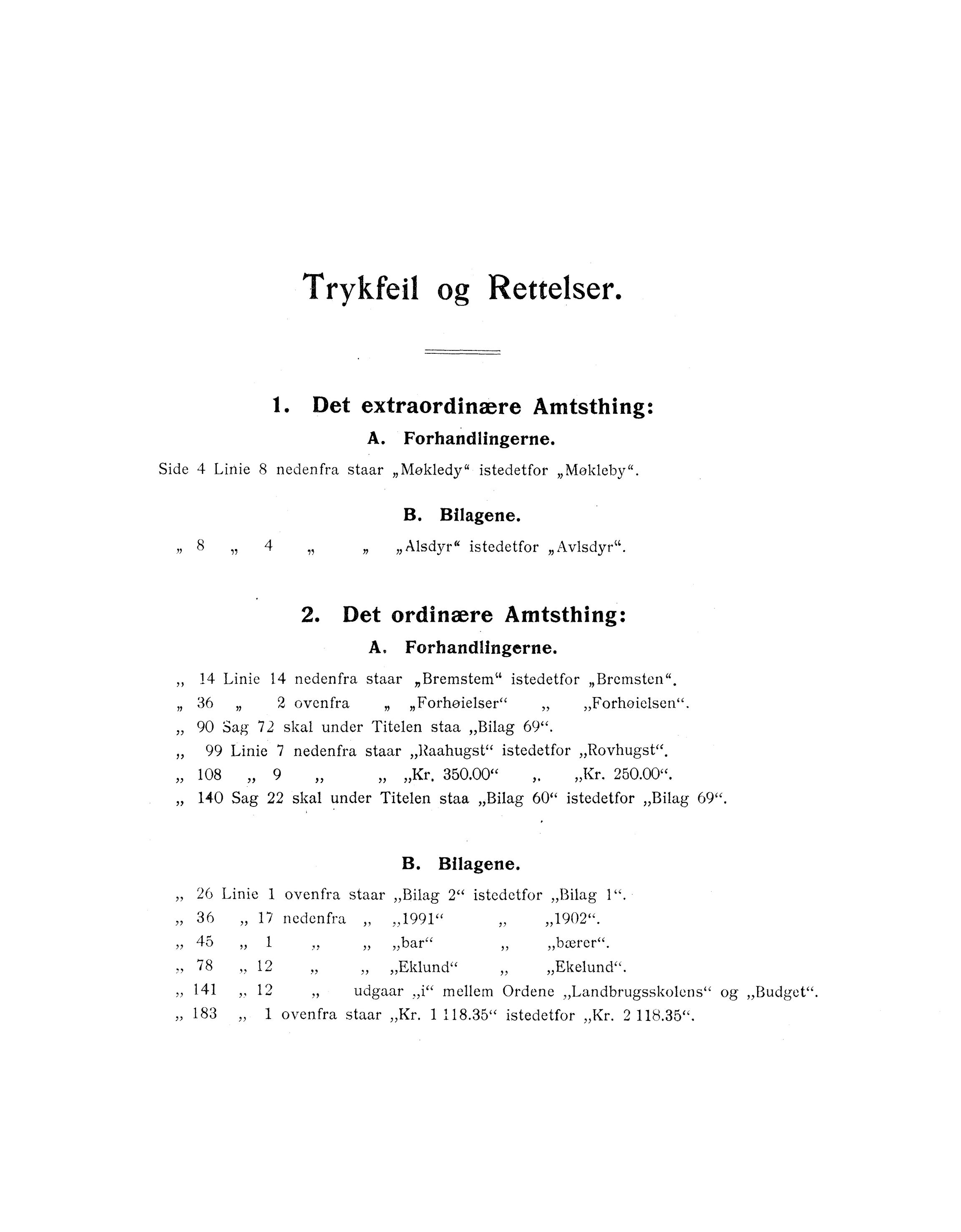 Nordland Fylkeskommune. Fylkestinget, AIN/NFK-17/176/A/Ac/L0025: Fylkestingsforhandlinger 1902, 1902