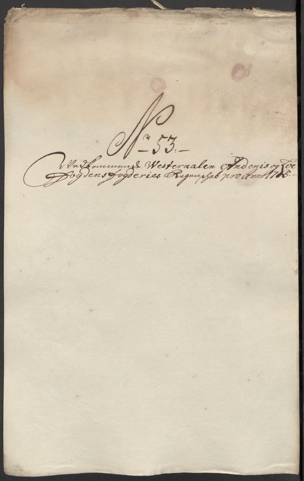 Rentekammeret inntil 1814, Reviderte regnskaper, Fogderegnskap, AV/RA-EA-4092/R67/L4681: Fogderegnskap Vesterålen, Andenes og Lofoten, 1715, p. 239