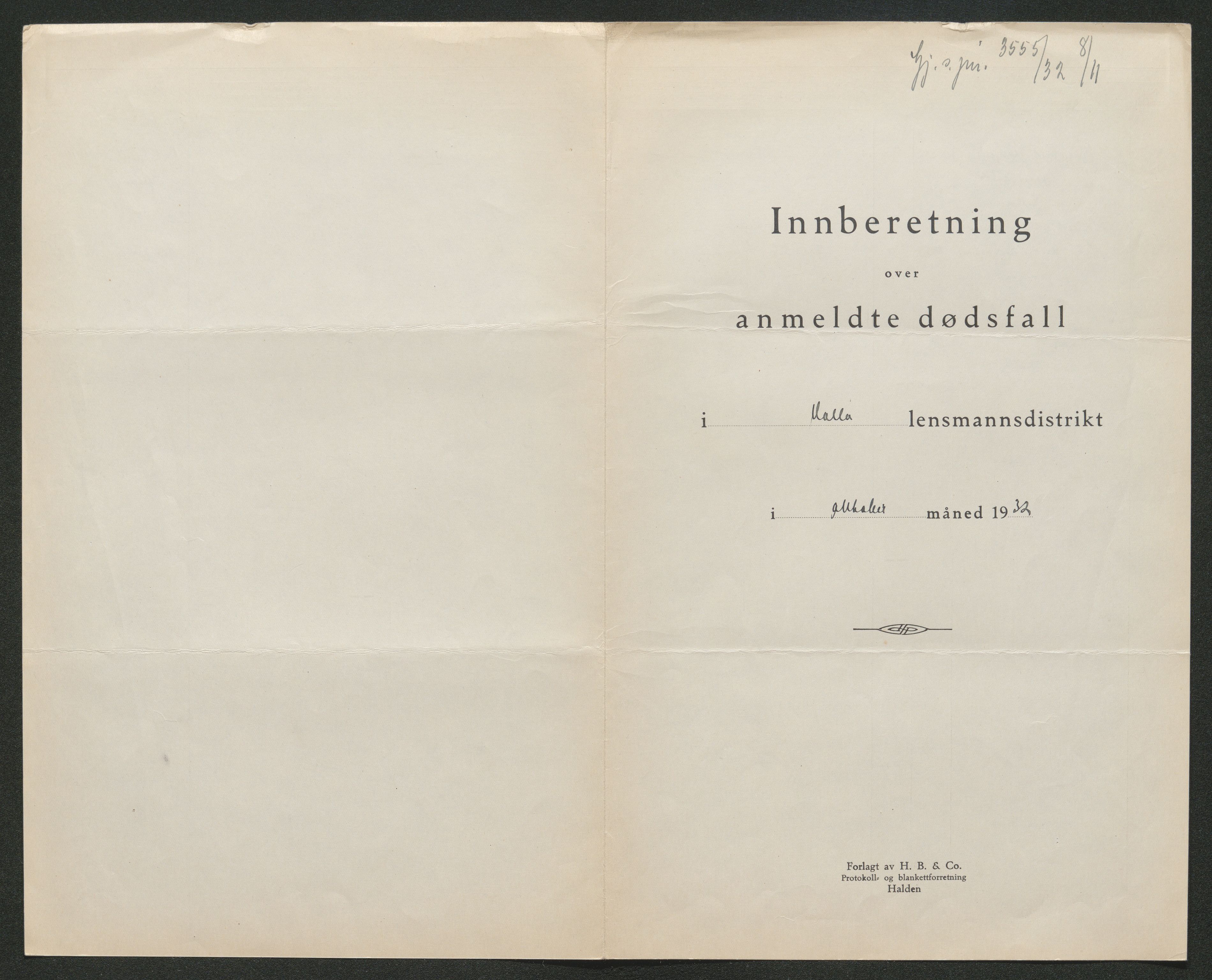 Nedre Telemark sorenskriveri, AV/SAKO-A-135/H/Ha/Hab/L0008: Dødsfallsfortegnelser
, 1931-1935, p. 581