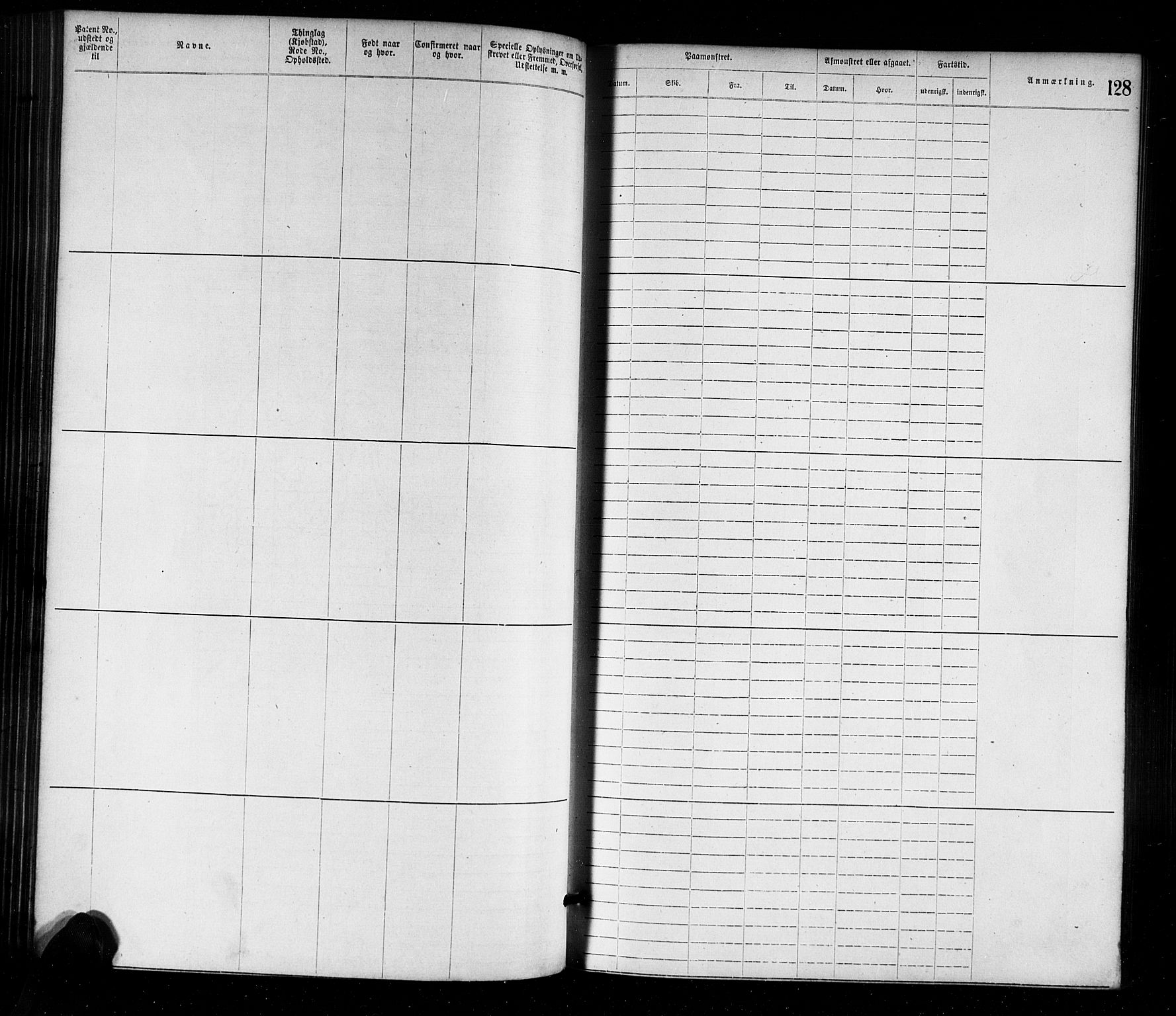 Farsund mønstringskrets, AV/SAK-2031-0017/F/Fa/L0001: Annotasjonsrulle nr 1-1920 med register, M-1, 1869-1877, p. 156