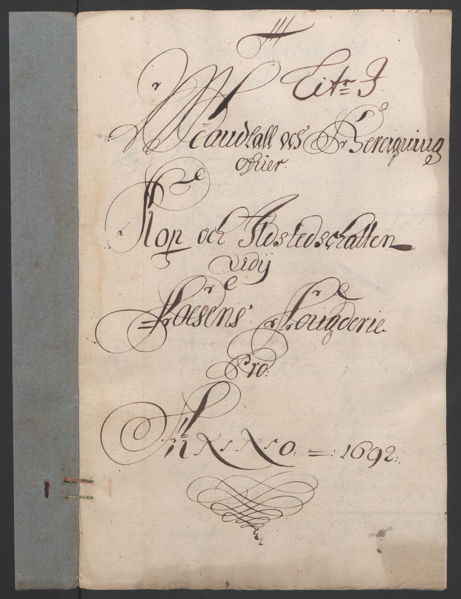 Rentekammeret inntil 1814, Reviderte regnskaper, Fogderegnskap, RA/EA-4092/R57/L3849: Fogderegnskap Fosen, 1692-1693, p. 143