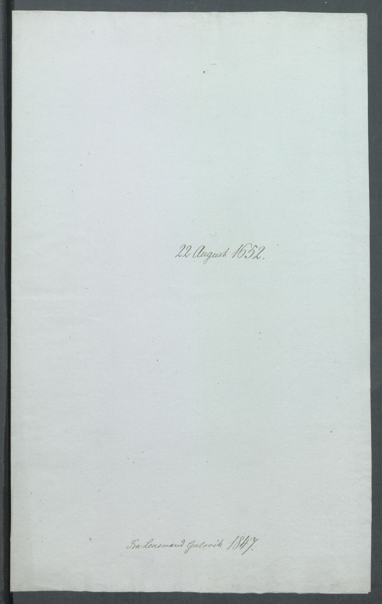 Riksarkivets diplomsamling, RA/EA-5965/F02/L0165: Dokumenter, 1652-1653, p. 79