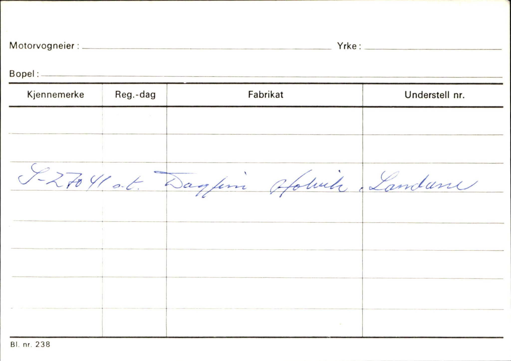 Statens vegvesen, Sogn og Fjordane vegkontor, AV/SAB-A-5301/4/F/L0130: Eigarregister Eid T-Å. Høyanger A-O, 1945-1975, p. 1562