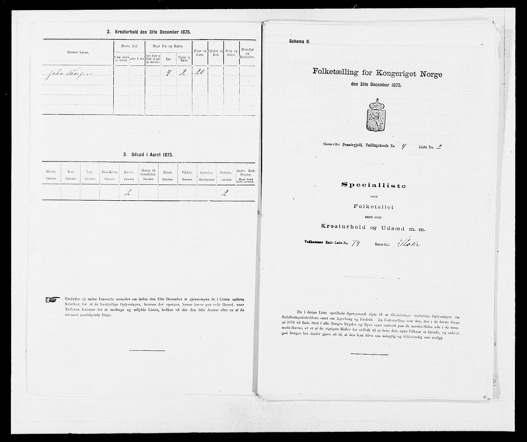 SAB, 1875 census for 1212P Skånevik, 1875, p. 368