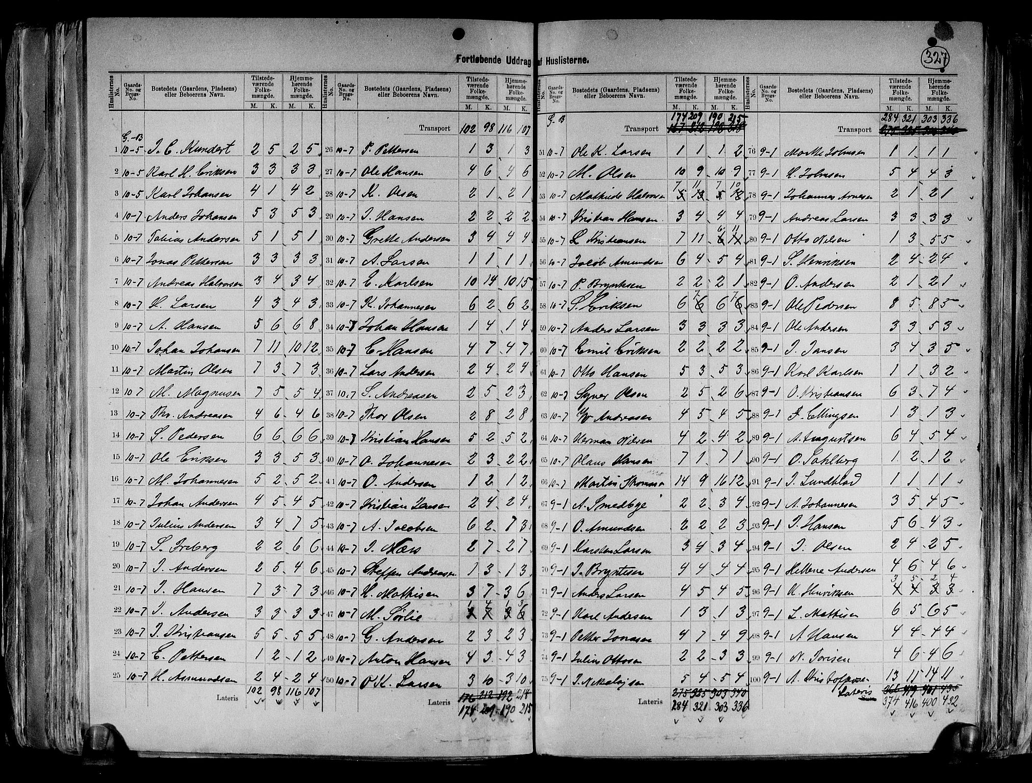 RA, 1891 census for 0113 Borge, 1891, p. 19
