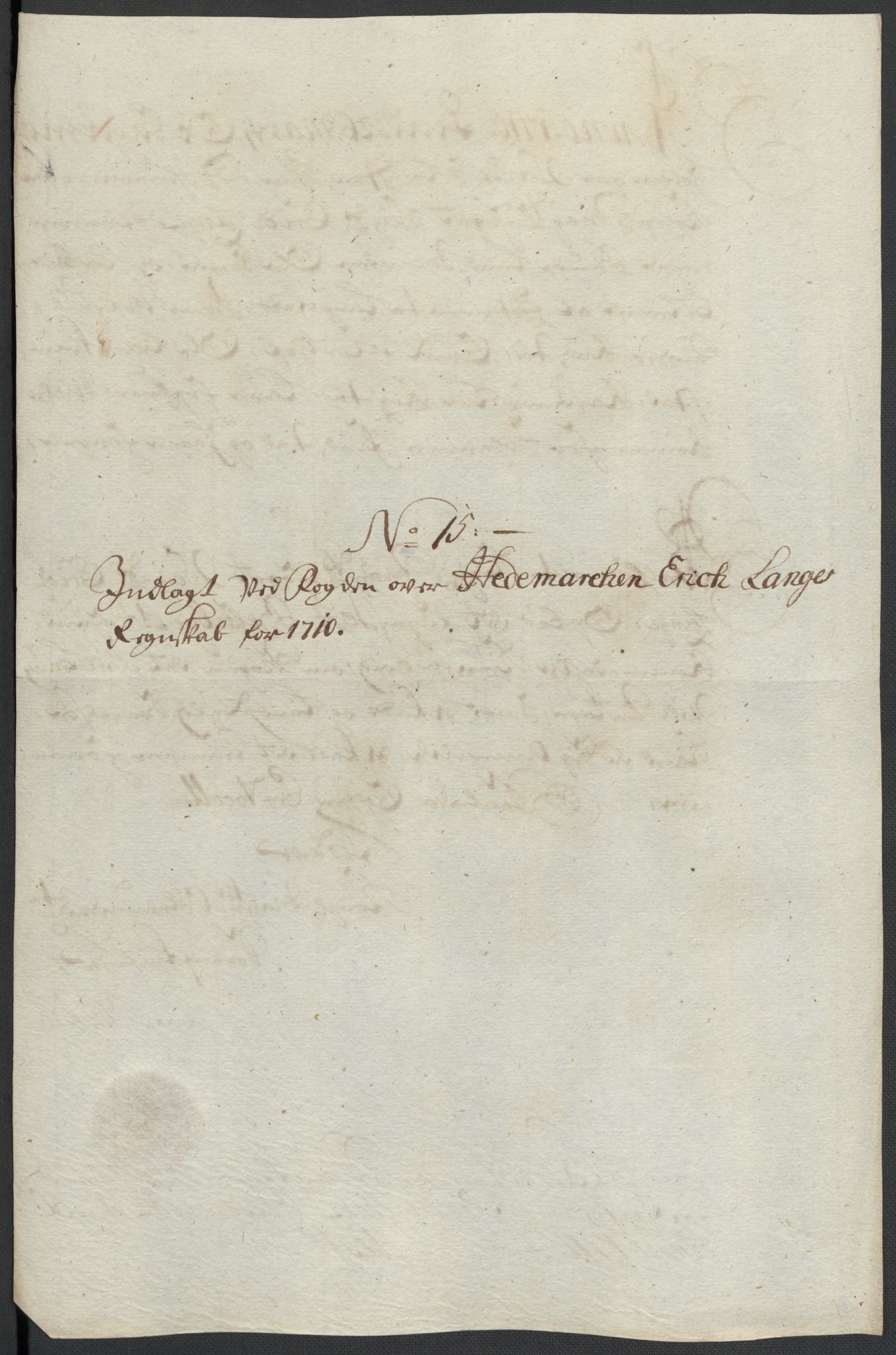 Rentekammeret inntil 1814, Reviderte regnskaper, Fogderegnskap, RA/EA-4092/R16/L1046: Fogderegnskap Hedmark, 1710, p. 297