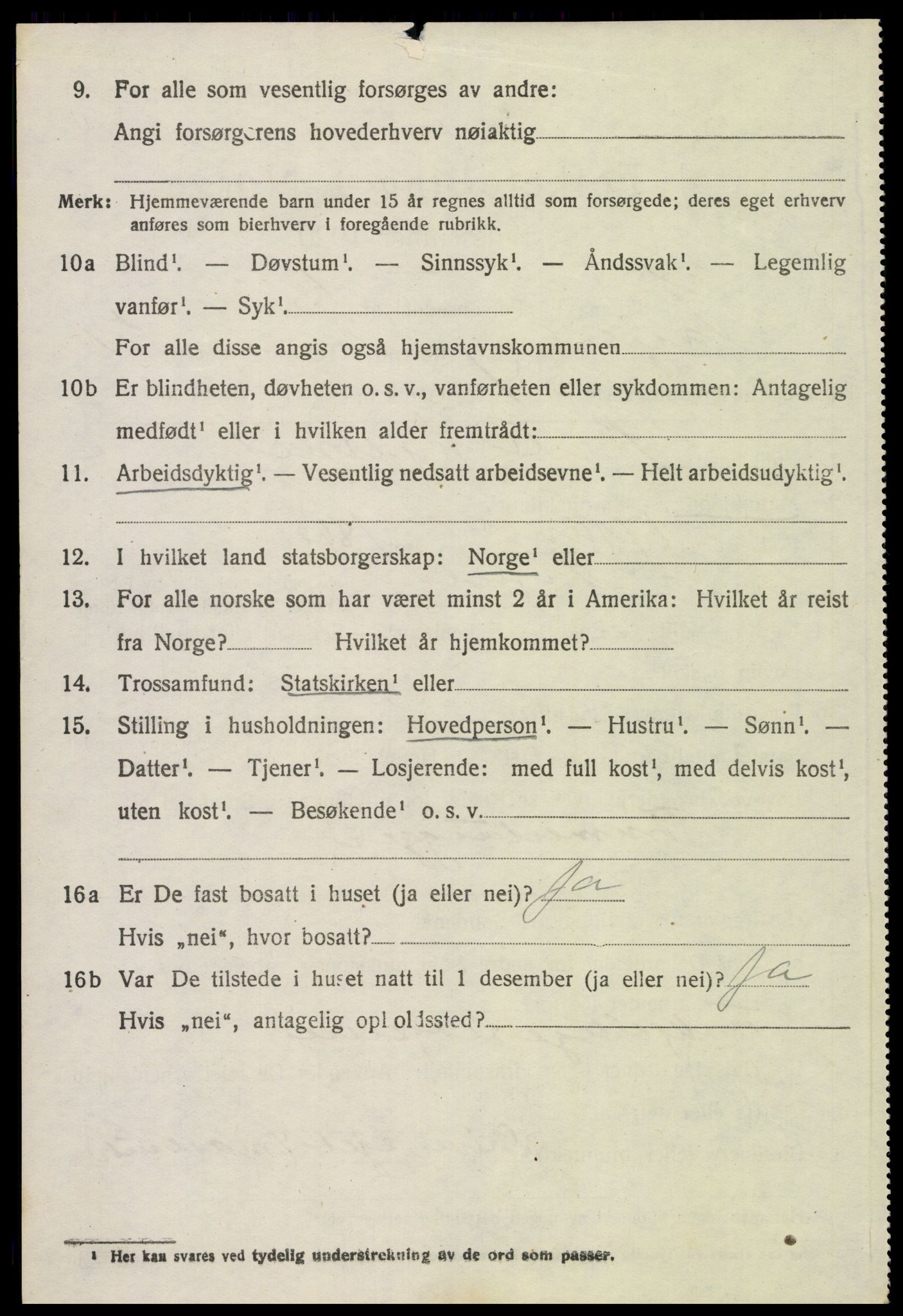 SAH, 1920 census for Trysil, 1920, p. 13798