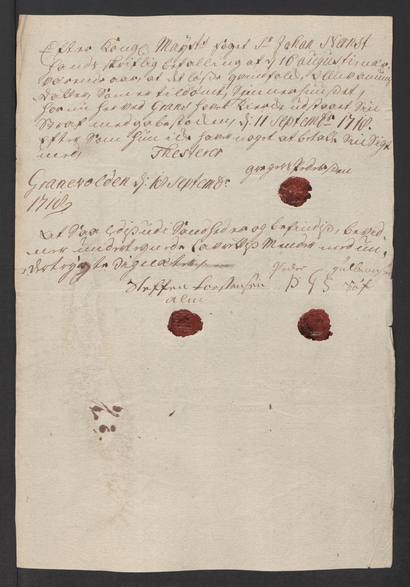 Rentekammeret inntil 1814, Reviderte regnskaper, Fogderegnskap, AV/RA-EA-4092/R18/L1313: Fogderegnskap Hadeland, Toten og Valdres, 1714, p. 354