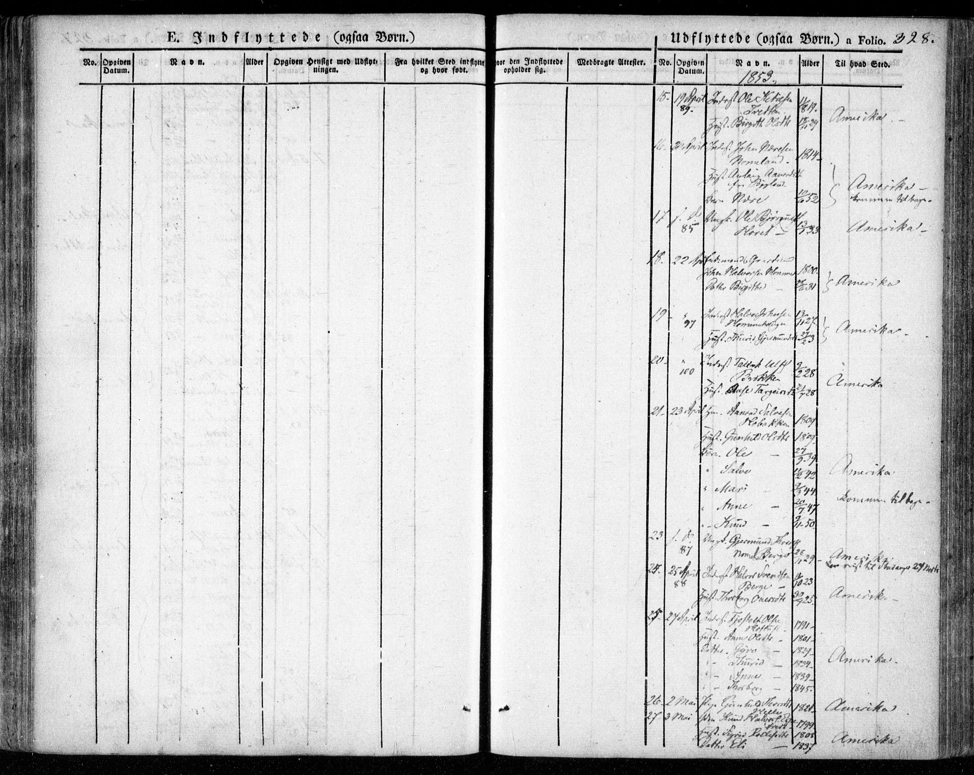 Valle sokneprestkontor, AV/SAK-1111-0044/F/Fa/Fac/L0006: Parish register (official) no. A 6, 1831-1853, p. 328