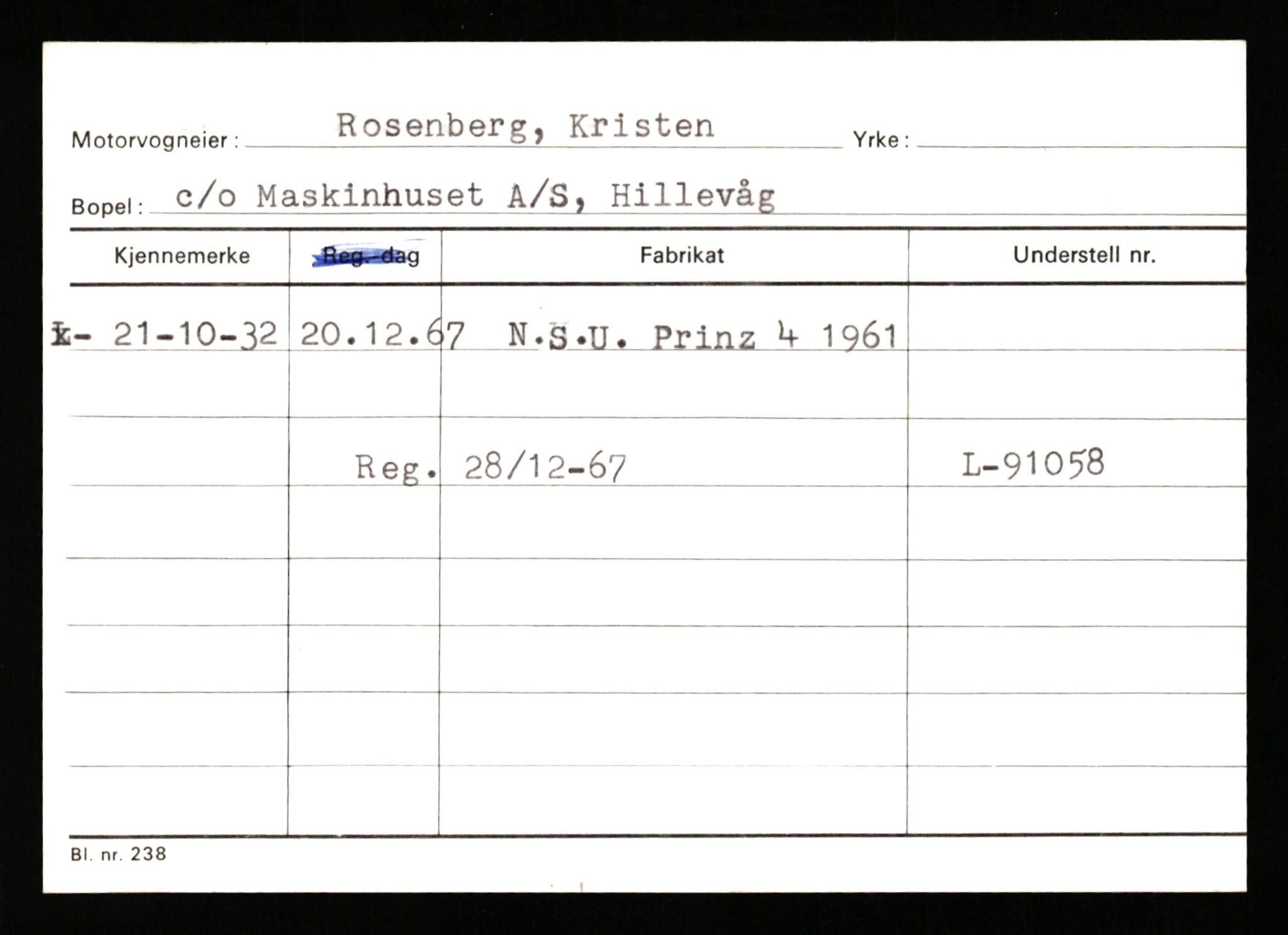 Stavanger trafikkstasjon, AV/SAST-A-101942/0/G/L0010: Registreringsnummer: 130000 - 239953, 1930-1971, p. 2435