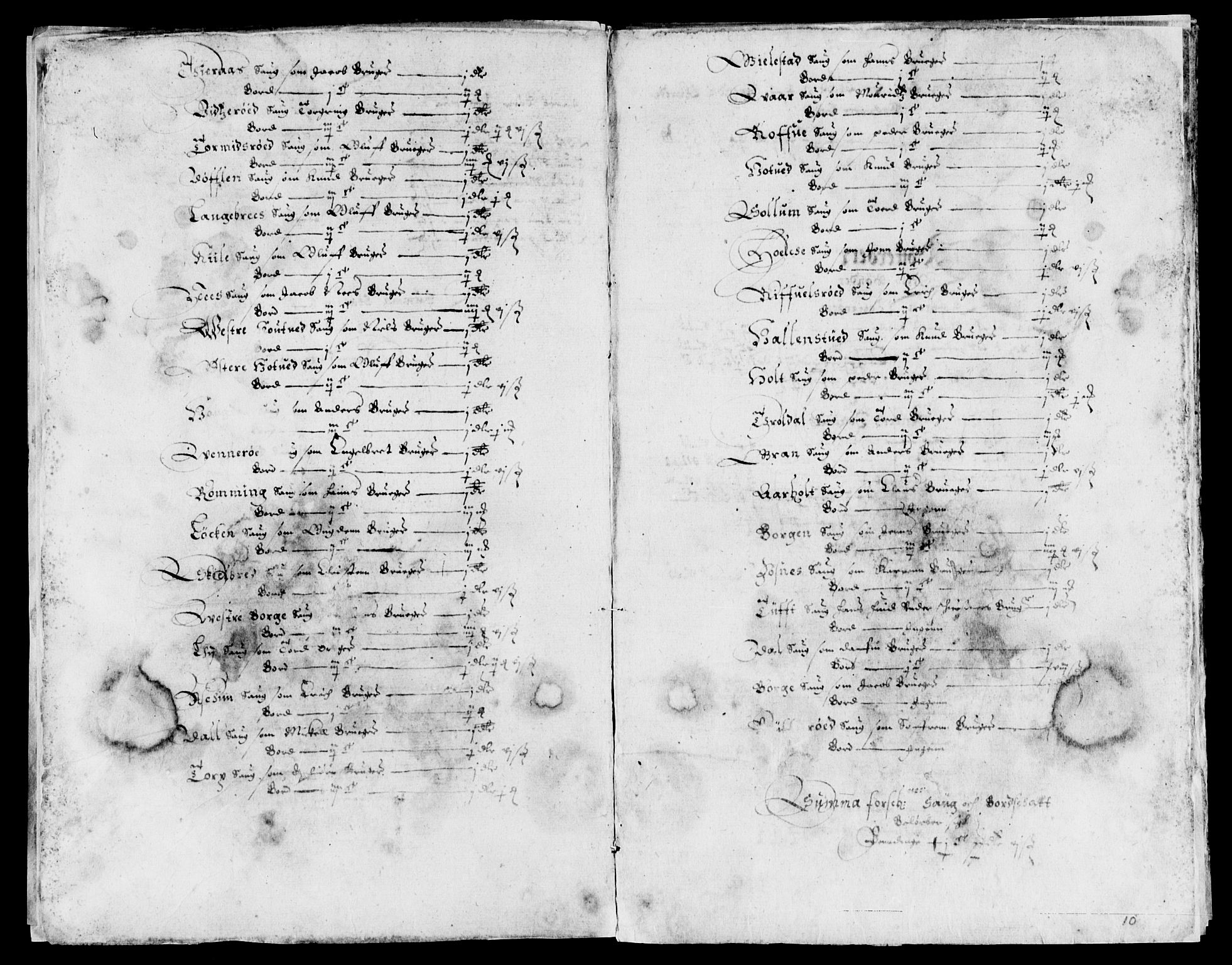 Rentekammeret inntil 1814, Reviderte regnskaper, Lensregnskaper, AV/RA-EA-5023/R/Rb/Rbo/L0018: Tønsberg len, 1638-1639