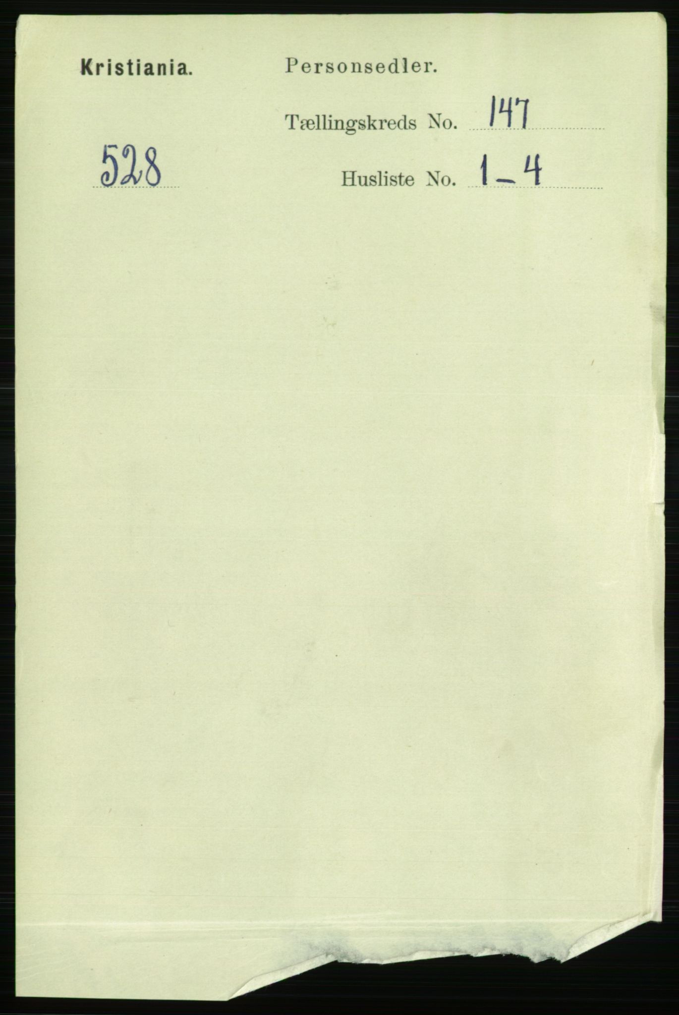 RA, 1891 census for 0301 Kristiania, 1891, p. 81593