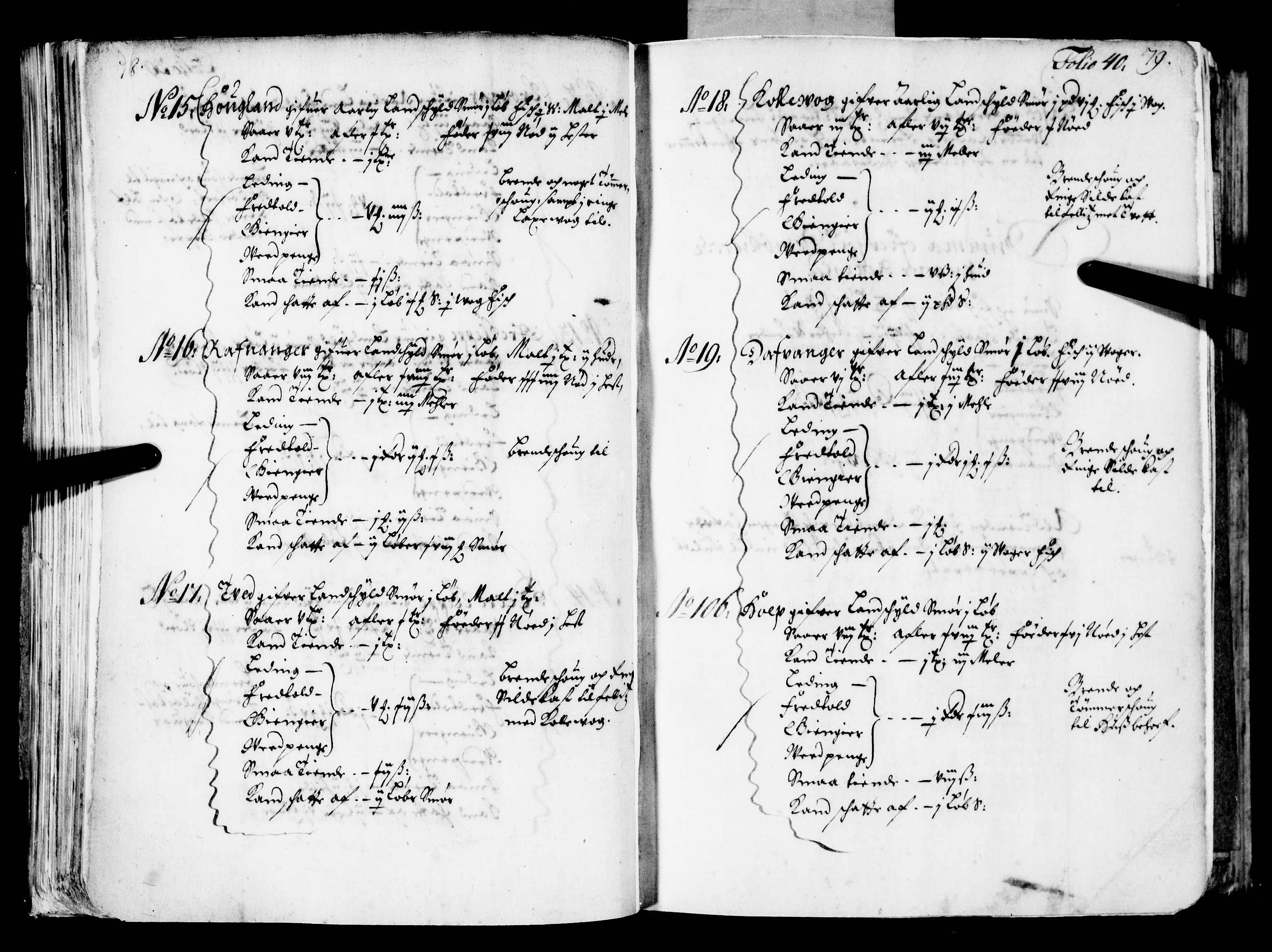 Rentekammeret inntil 1814, Realistisk ordnet avdeling, RA/EA-4070/N/Nb/Nba/L0039: Nordhordland fogderi, 1667, p. 39b-40a