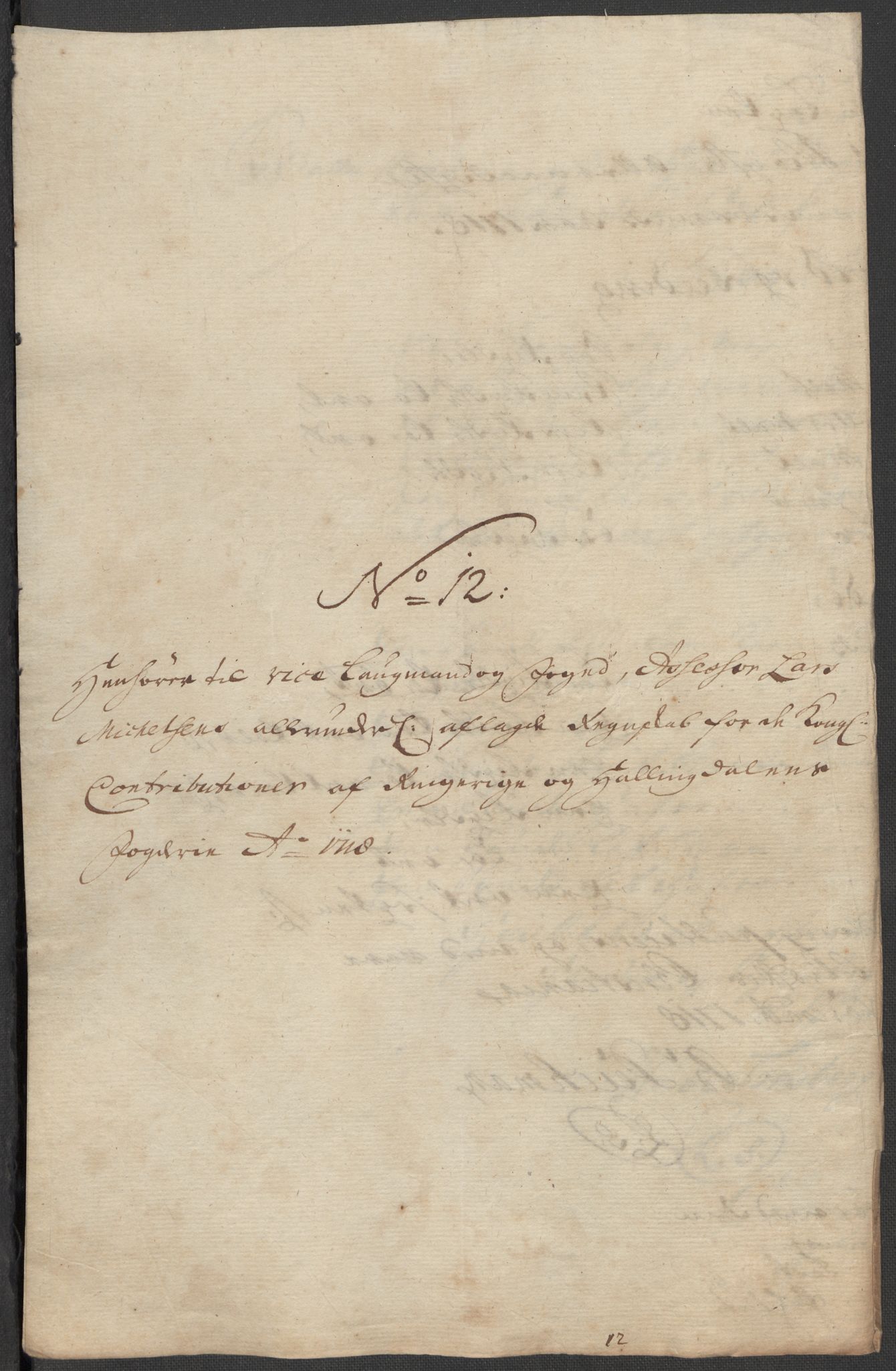 Rentekammeret inntil 1814, Reviderte regnskaper, Fogderegnskap, AV/RA-EA-4092/R23/L1476: Fogderegnskap Ringerike og Hallingdal, 1718, p. 117