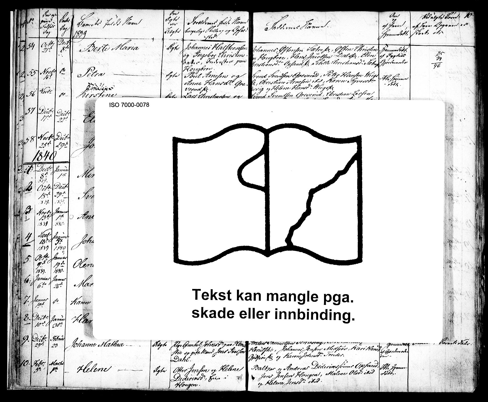 Kråkstad prestekontor Kirkebøker, SAO/A-10125a/F/Fa/L0005: Parish register (official) no. I 5, 1837-1847, p. 10