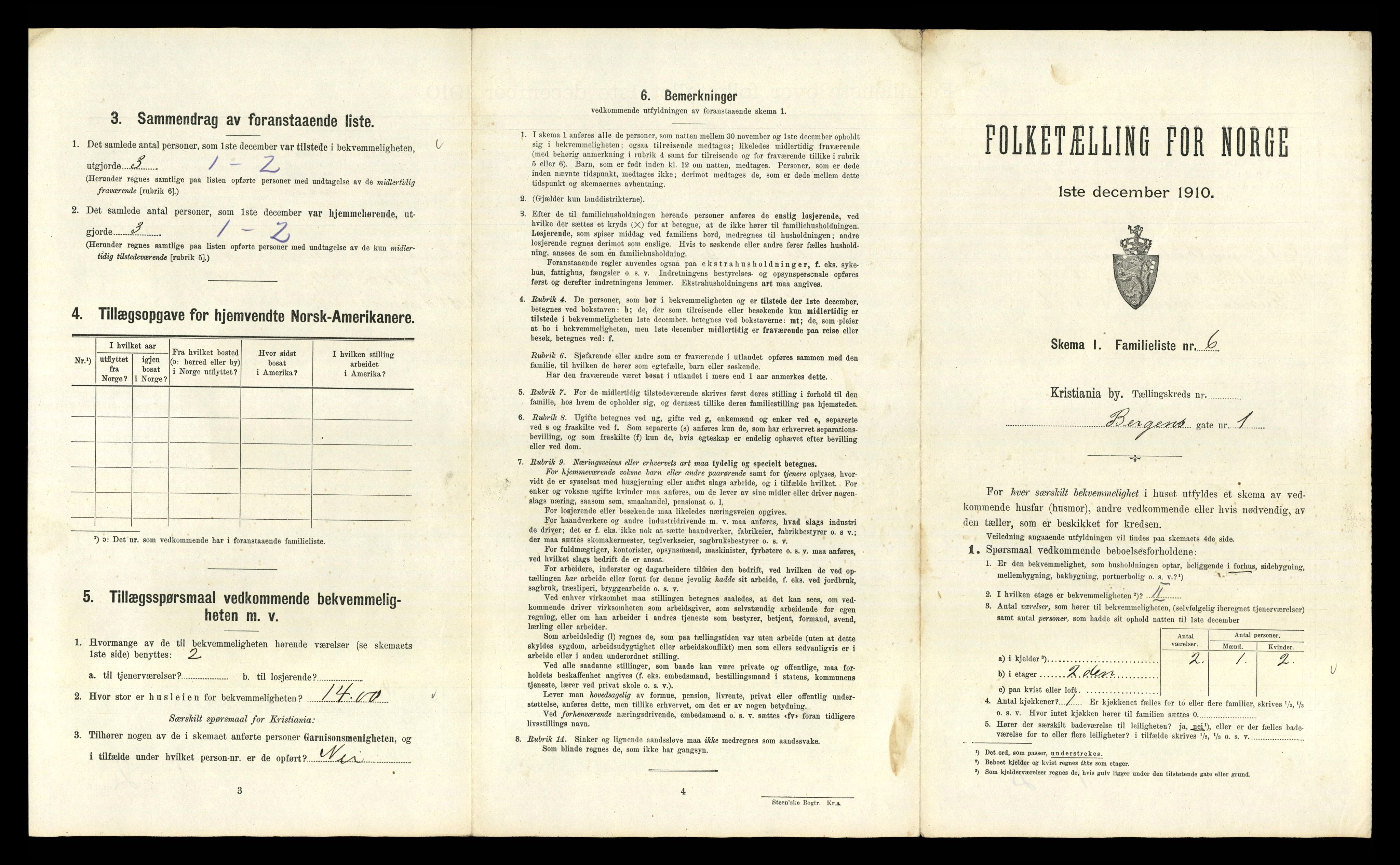 RA, 1910 census for Kristiania, 1910, p. 4833