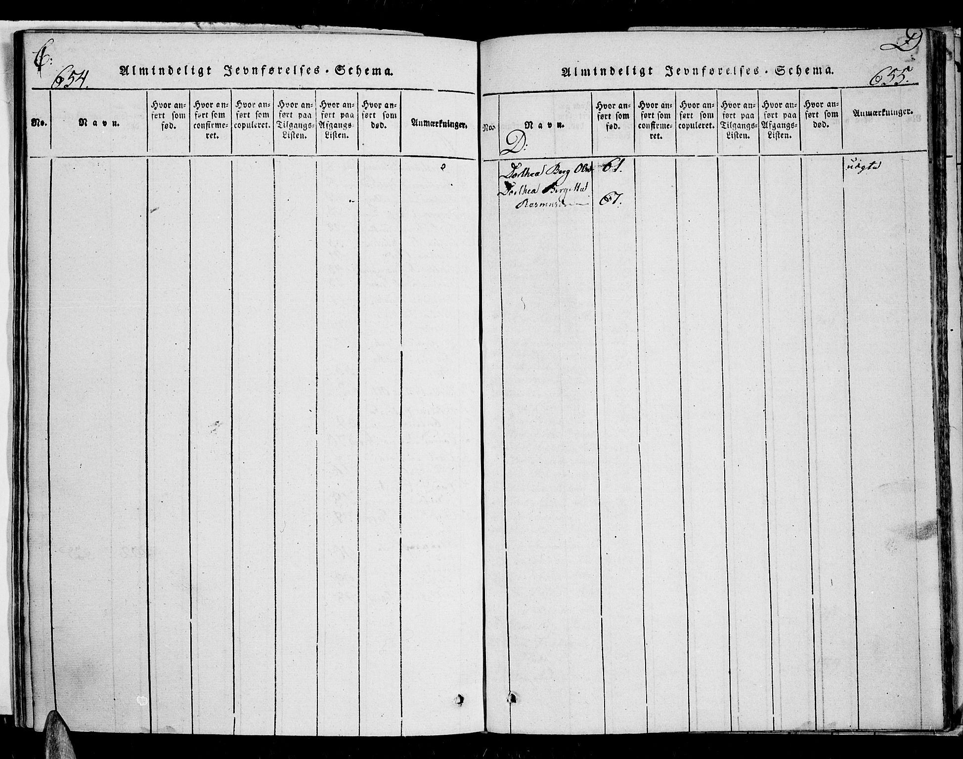 Karlsøy sokneprestembete, SATØ/S-1299/H/Ha/Haa/L0002kirke: Parish register (official) no. 2, 1823-1842, p. 654-655