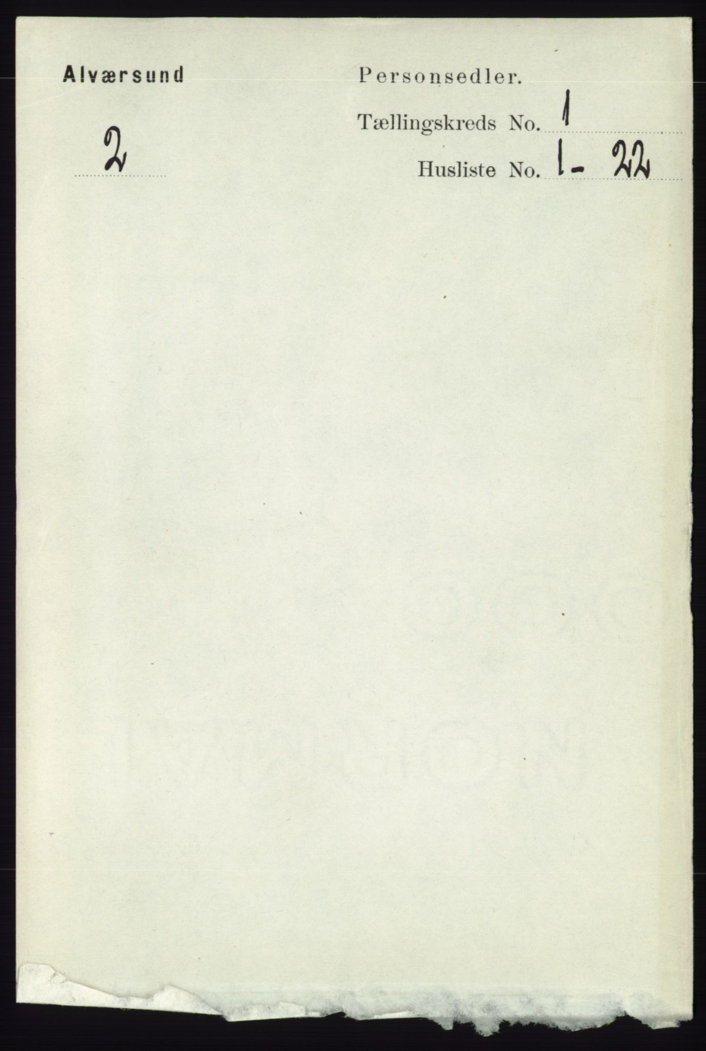 RA, 1891 census for 1257 Alversund, 1891, p. 78