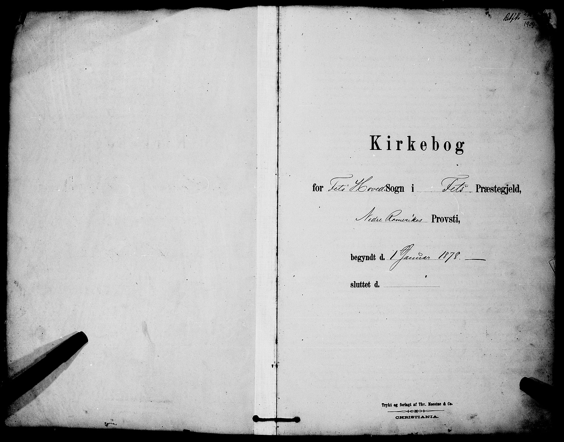 Fet prestekontor Kirkebøker, SAO/A-10370a/G/Ga/L0006: Parish register (copy) no. I 6, 1878-1891