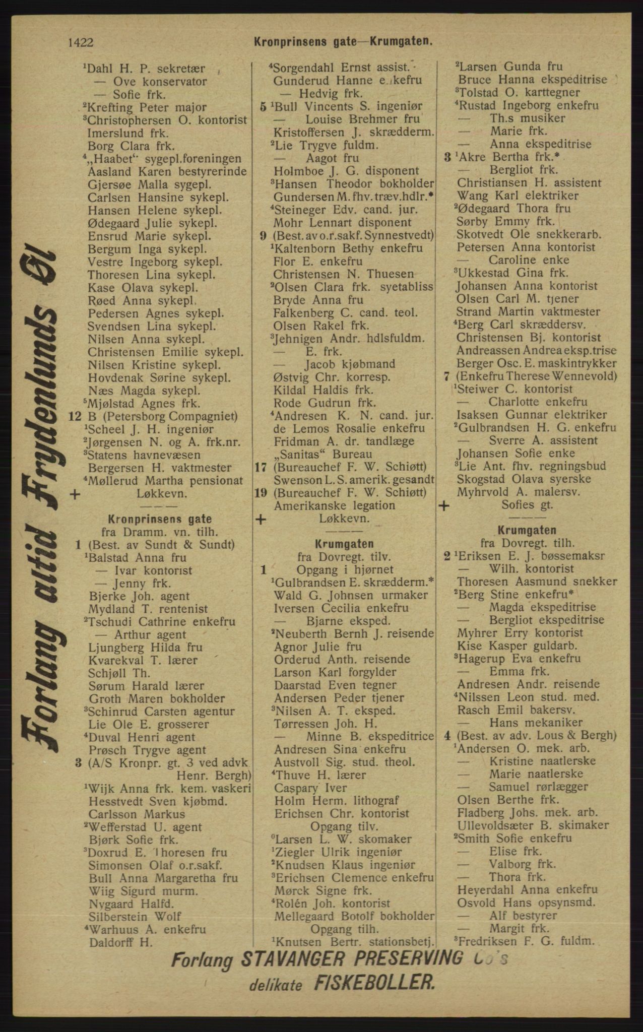 Kristiania/Oslo adressebok, PUBL/-, 1913, p. 1378