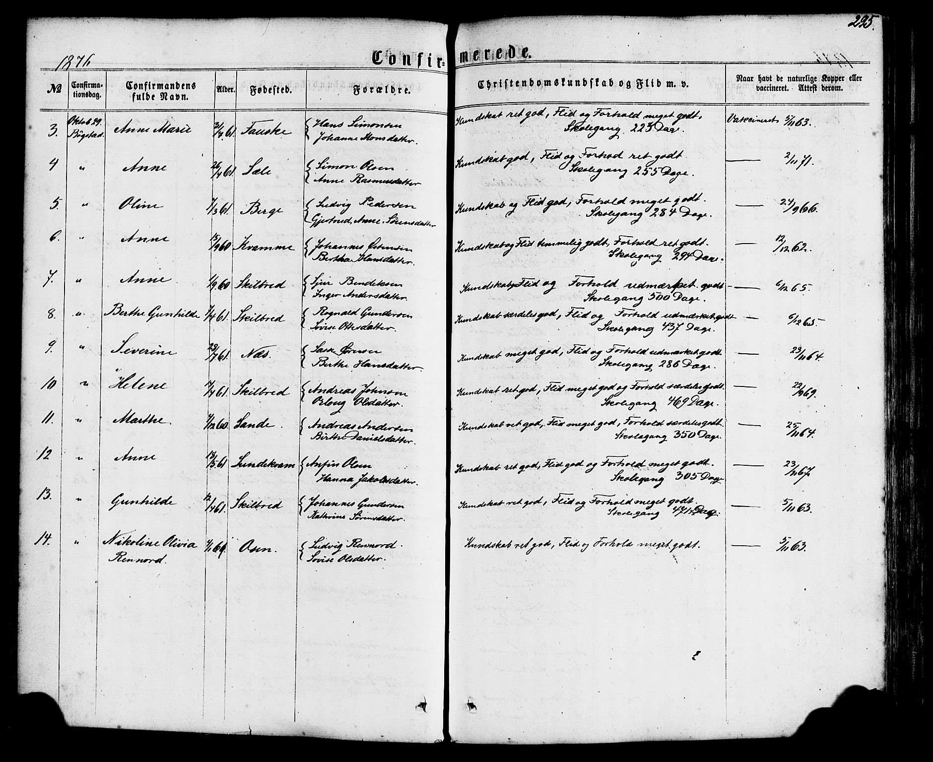 Gaular sokneprestembete, SAB/A-80001/H/Haa: Parish register (official) no. A 5, 1860-1881, p. 295