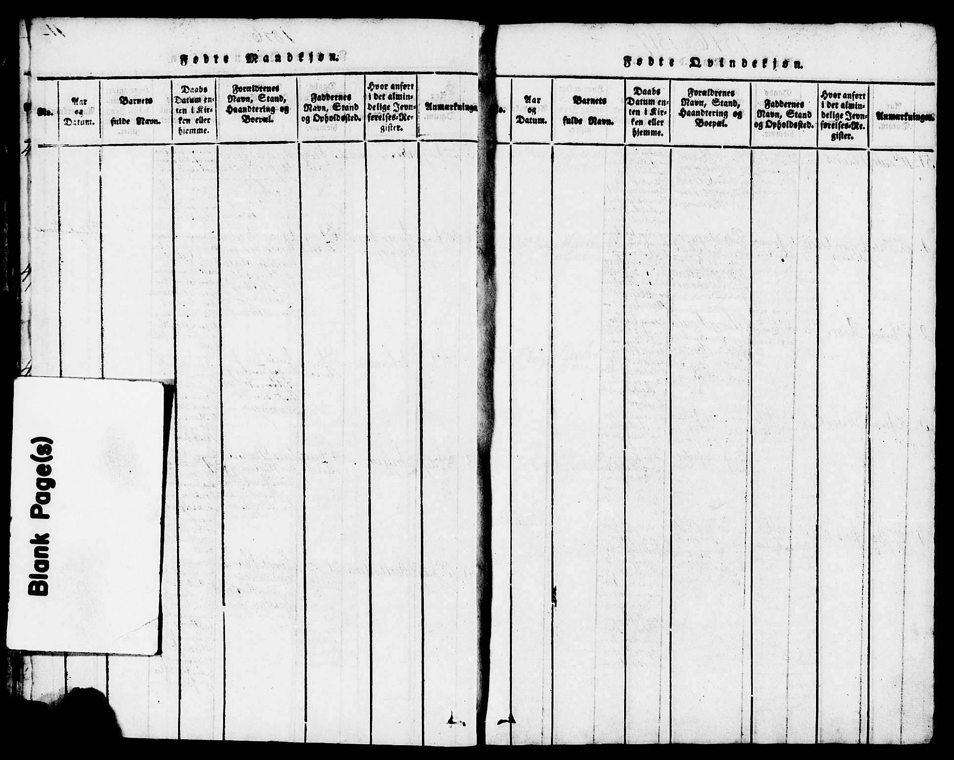 Domkirken sokneprestkontor, SAST/A-101812/001/30/30BB/L0008: Parish register (copy) no. B 8, 1816-1821