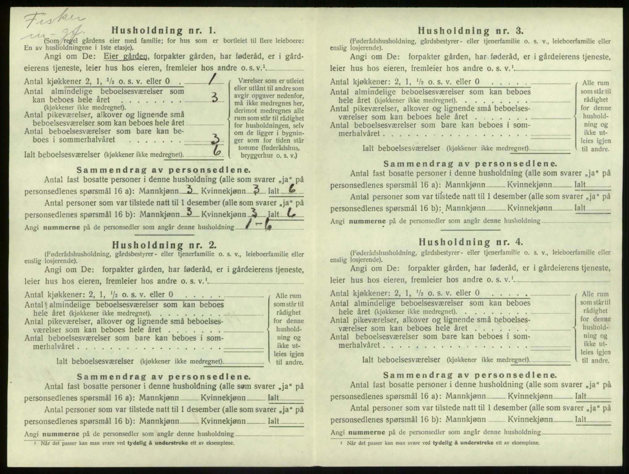 SAB, 1920 census for Sør-Vågsøy, 1920, p. 541