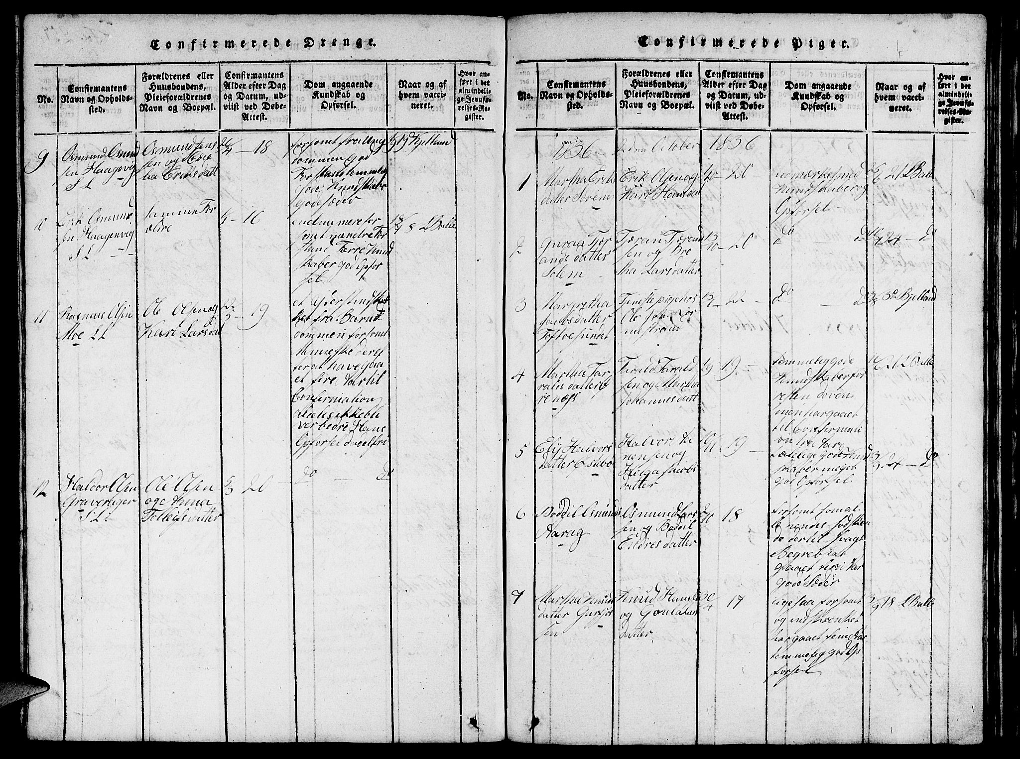 Vikedal sokneprestkontor, AV/SAST-A-101840/01/V: Parish register (copy) no. B 1, 1816-1853