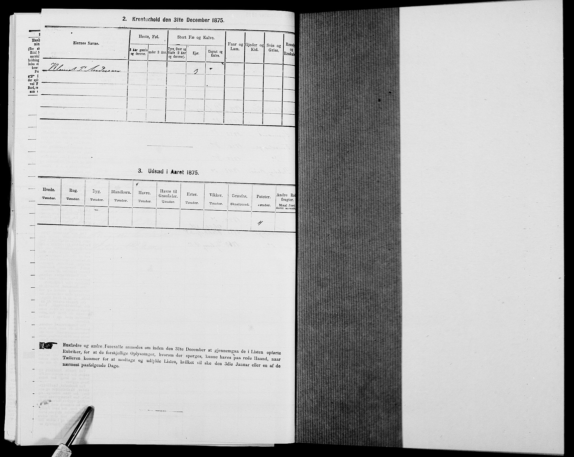 SAK, 1875 census for 0915P Dypvåg, 1875, p. 338