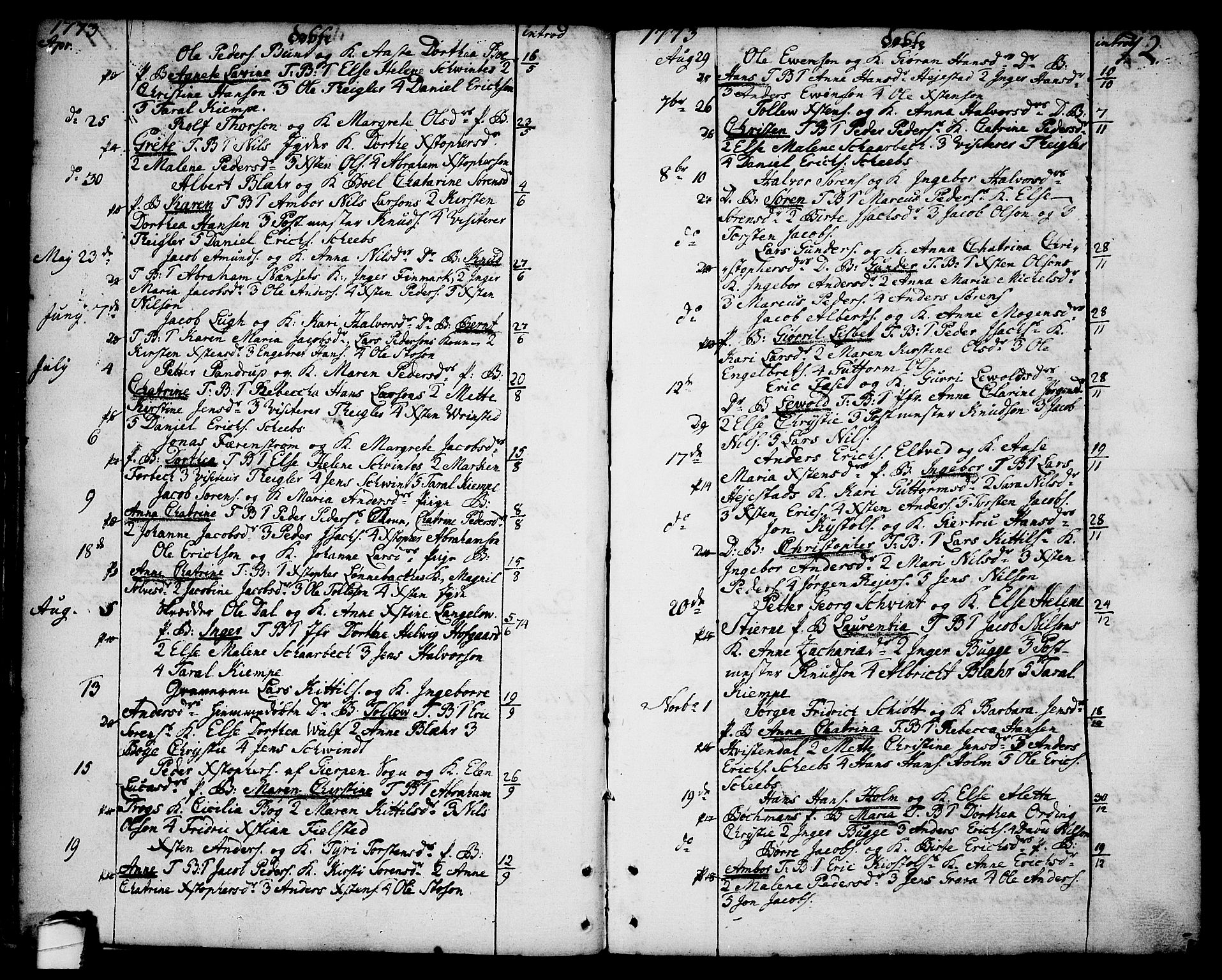 Brevik kirkebøker, SAKO/A-255/F/Fa/L0003: Parish register (official) no. 3, 1764-1814, p. 12