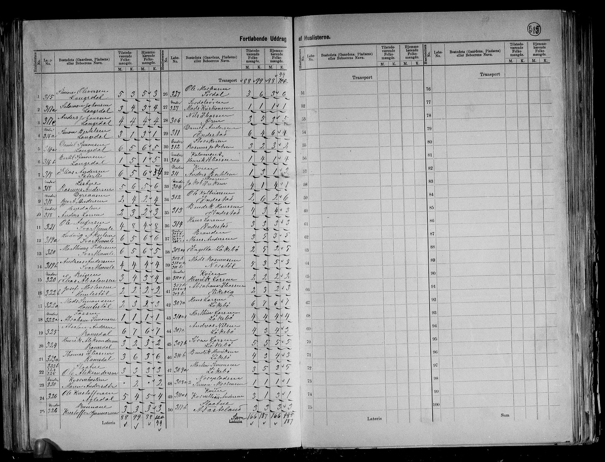 RA, 1891 census for 1437 Kinn, 1891, p. 34