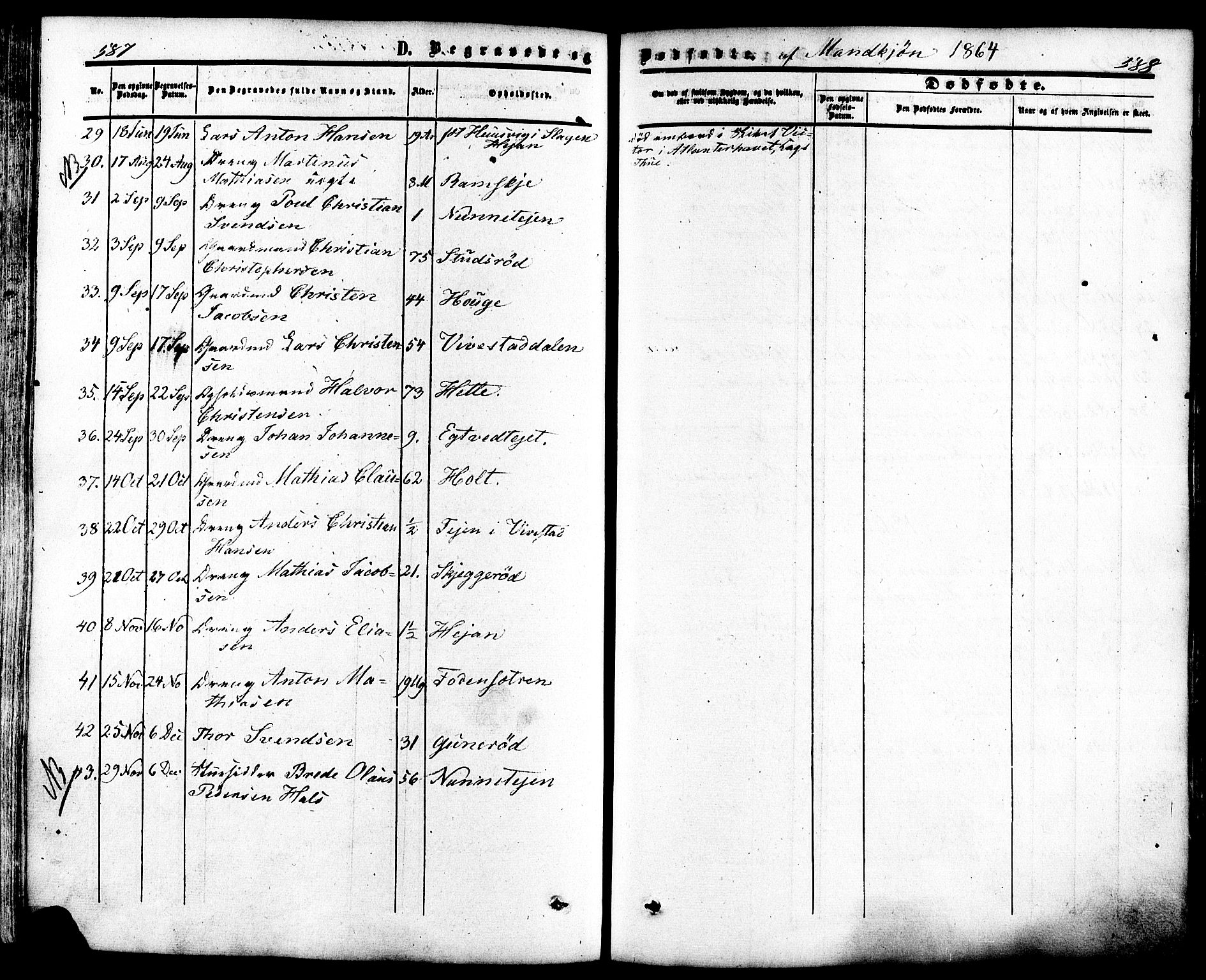 Ramnes kirkebøker, SAKO/A-314/F/Fa/L0006: Parish register (official) no. I 6, 1862-1877, p. 587-588