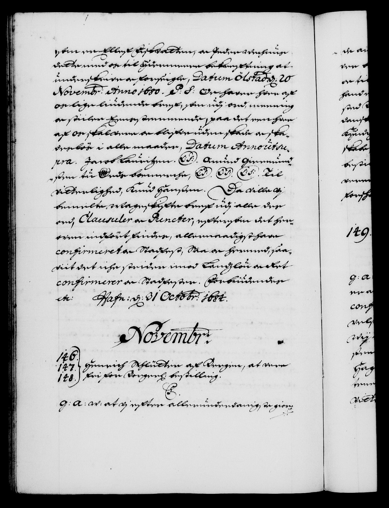 Danske Kanselli 1572-1799, AV/RA-EA-3023/F/Fc/Fca/Fcaa/L0013: Norske registre (mikrofilm), 1681-1684, p. 525b