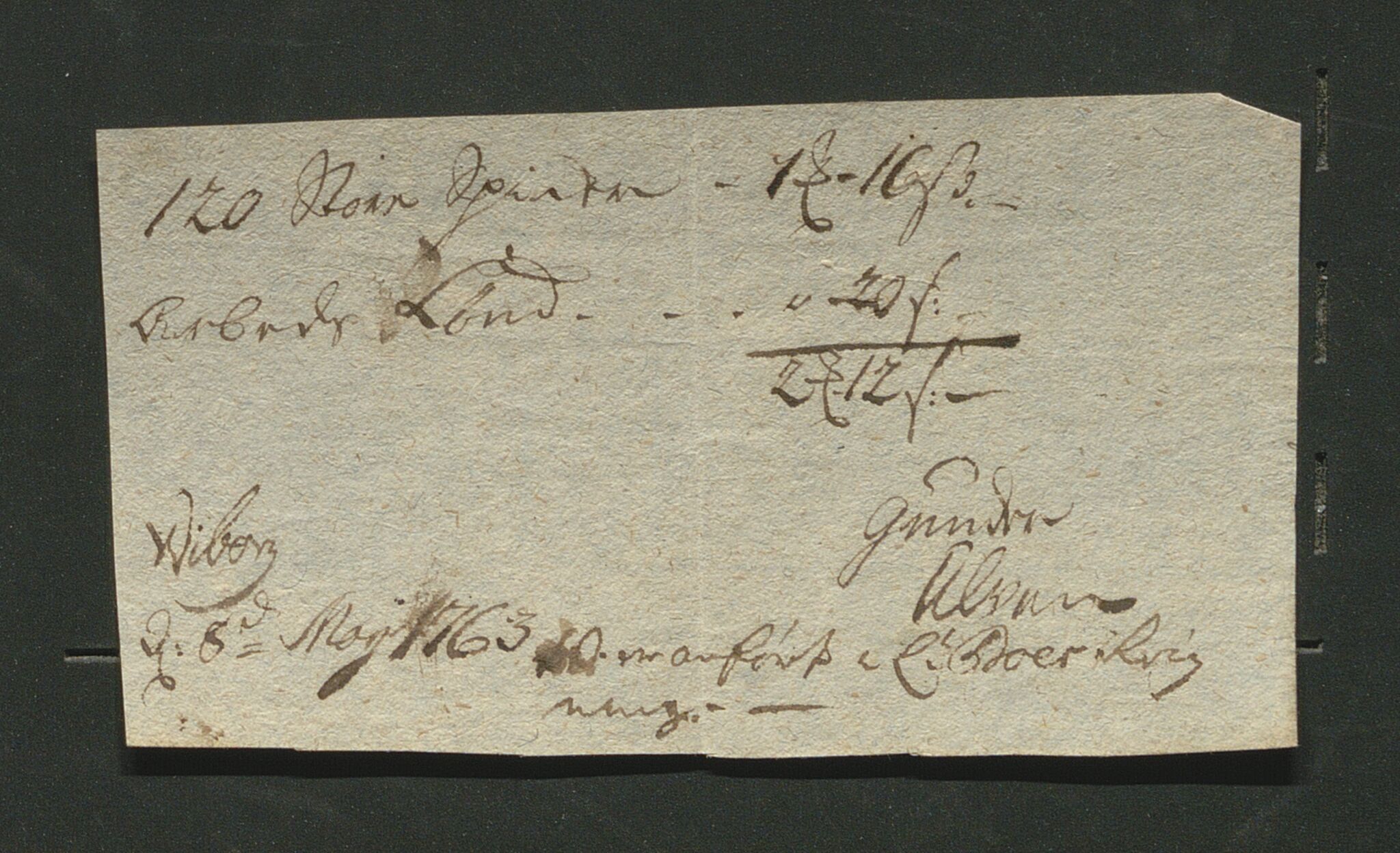 Åker i Vang, Hedmark, og familien Todderud, AV/SAH-ARK-010/R/Rb/L0001: Gjeldsbrev, regninger og kvitteringer, 1726-1829, p. 88