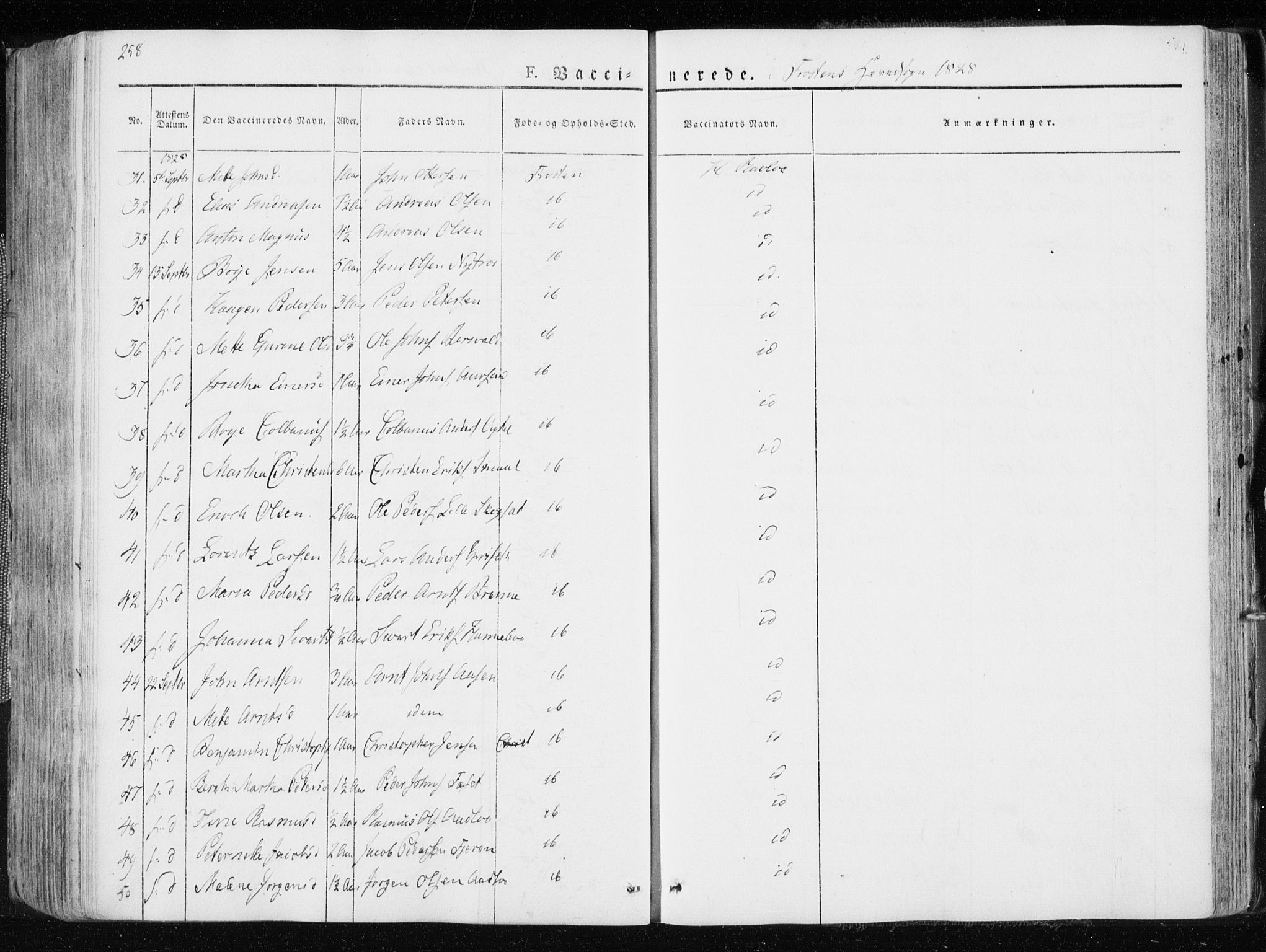 Ministerialprotokoller, klokkerbøker og fødselsregistre - Nord-Trøndelag, SAT/A-1458/713/L0114: Parish register (official) no. 713A05, 1827-1839, p. 258