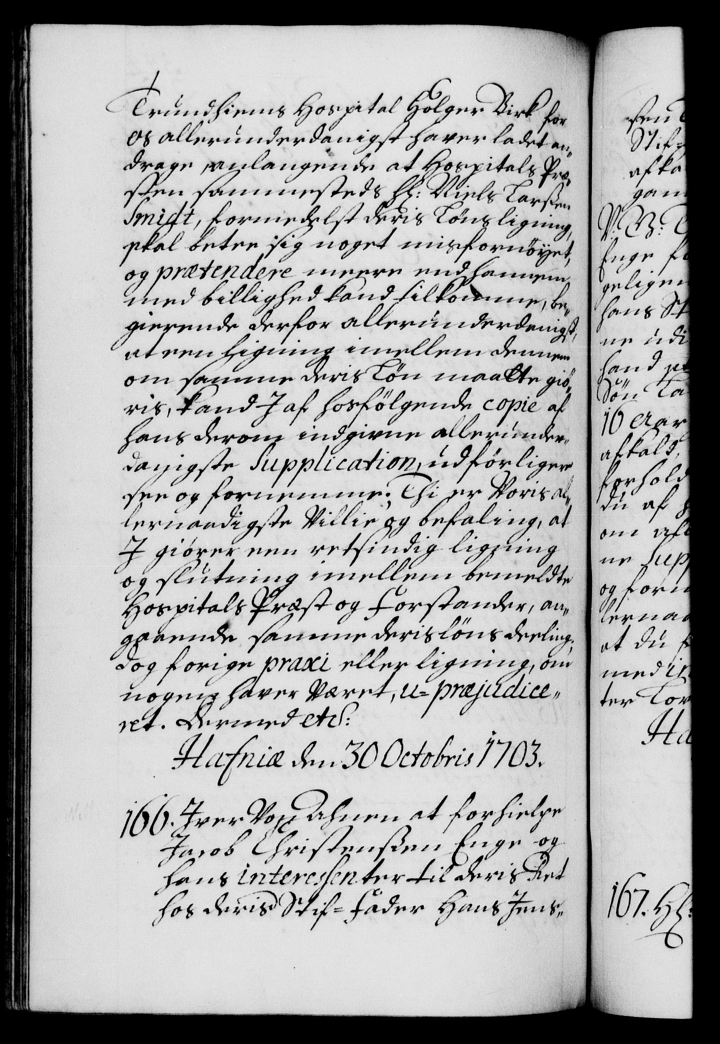 Danske Kanselli 1572-1799, AV/RA-EA-3023/F/Fc/Fca/Fcab/L0016: Norske tegnelser, 1699-1703, p. 544b