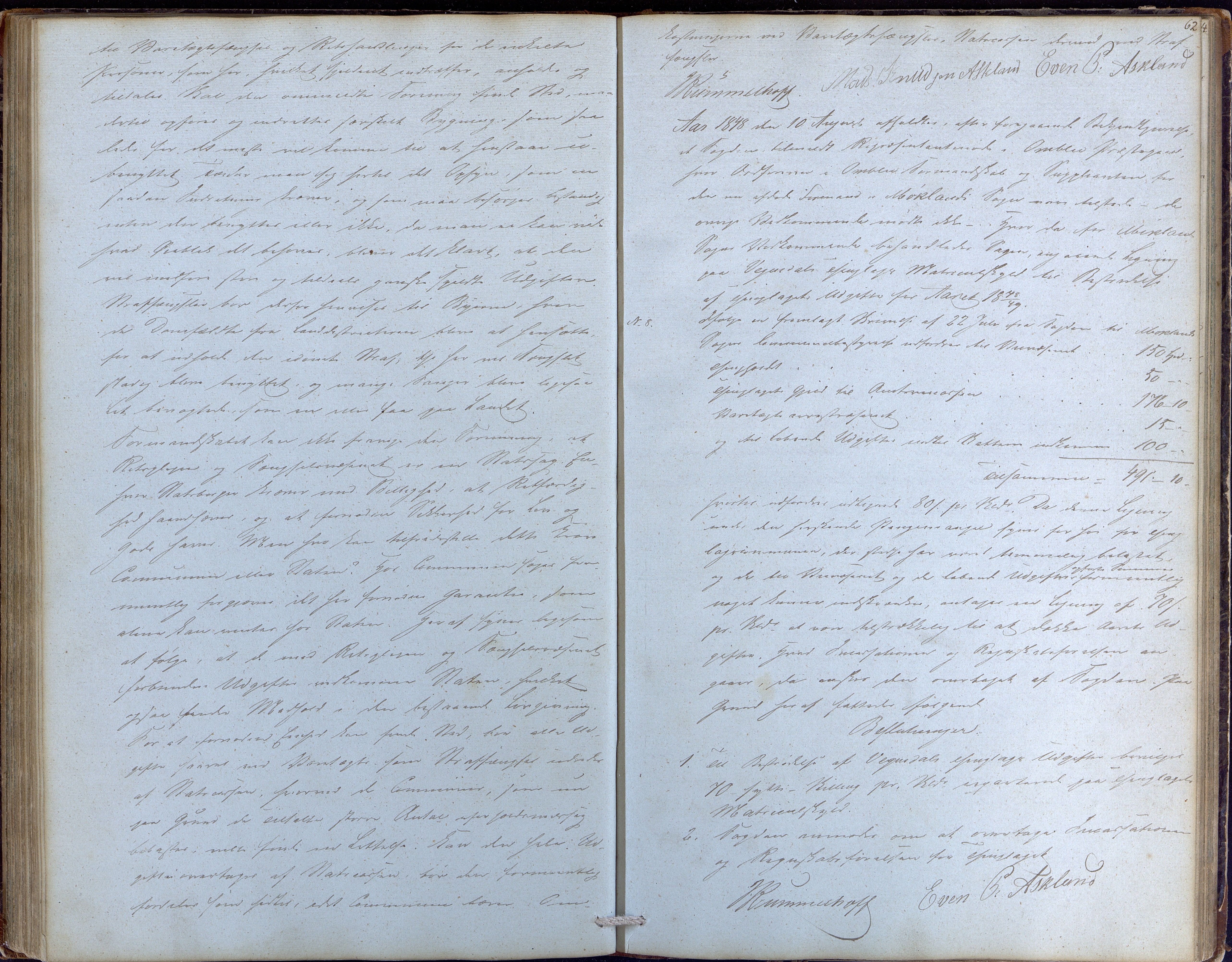 Åmli kommune før 1985, AAKS/KA0929-PK/01/01a/L0001: Møtebok, 1837-1854, p. 62