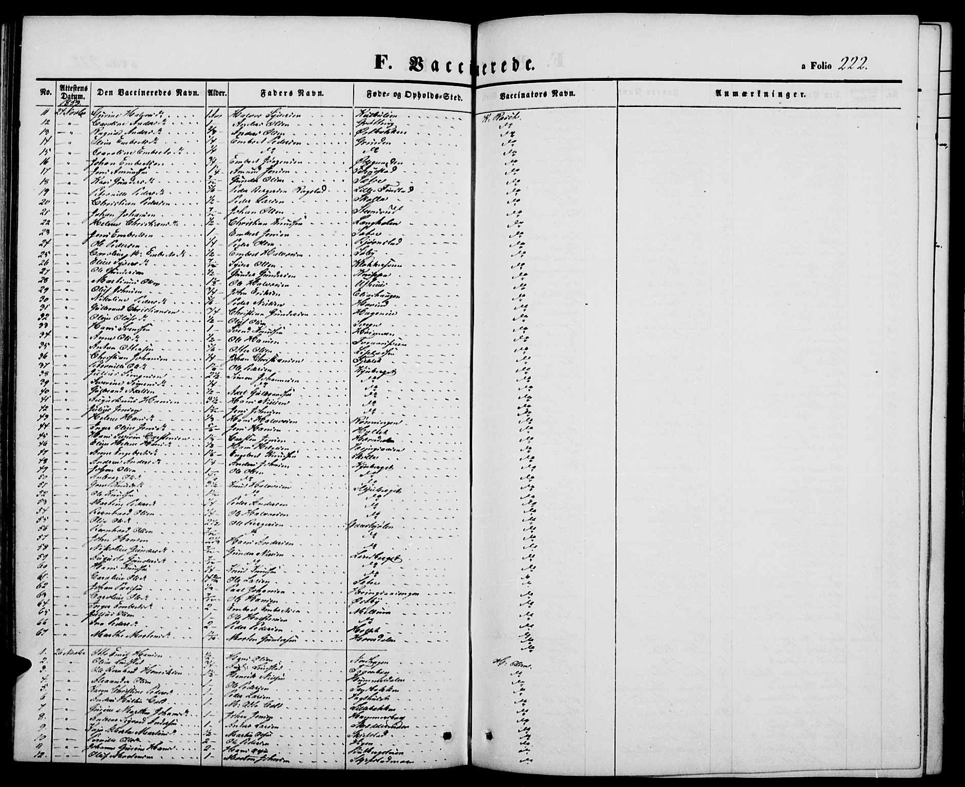 Elverum prestekontor, AV/SAH-PREST-044/H/Ha/Hab/L0002: Parish register (copy) no. 2, 1845-1855, p. 222