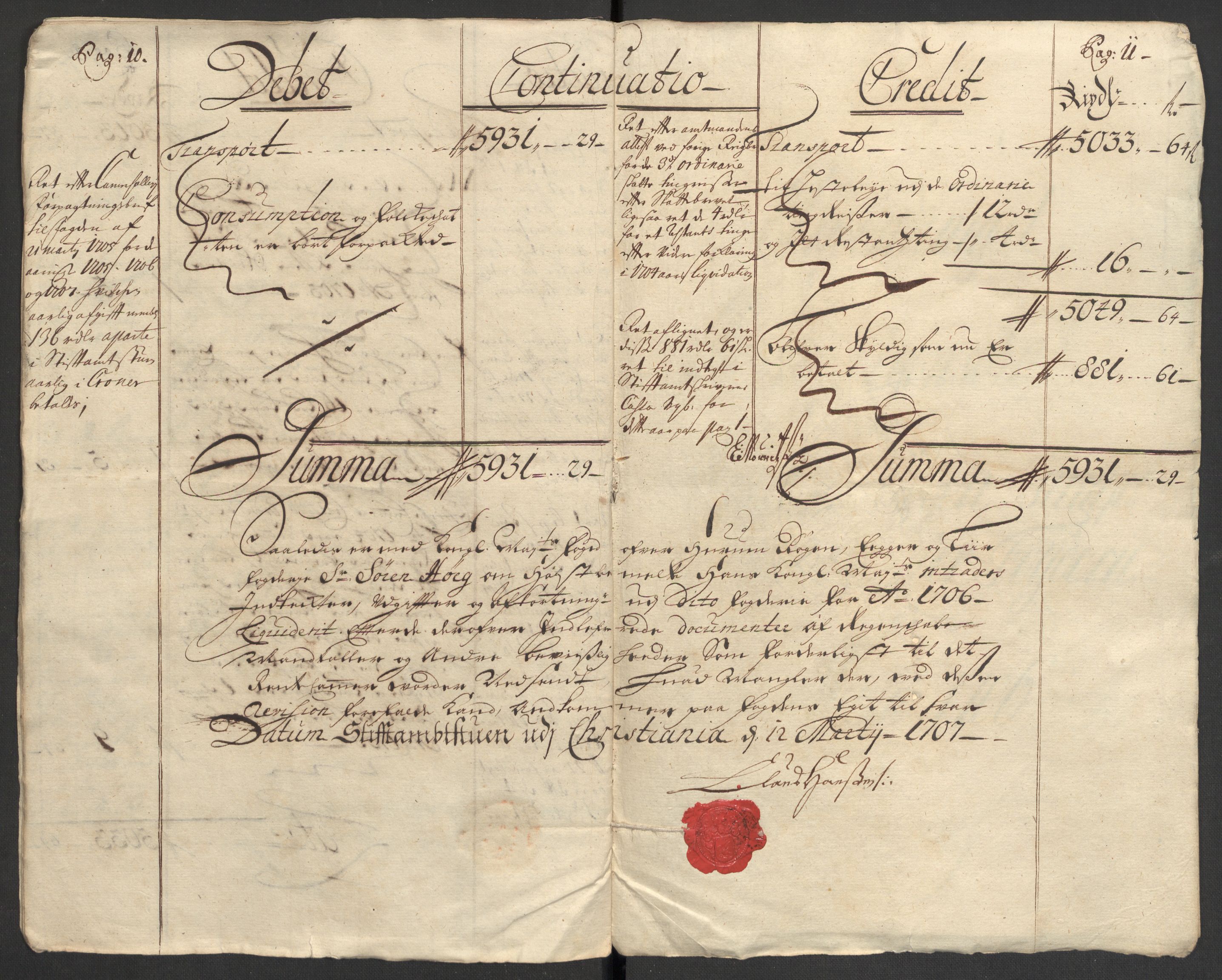 Rentekammeret inntil 1814, Reviderte regnskaper, Fogderegnskap, AV/RA-EA-4092/R30/L1701: Fogderegnskap Hurum, Røyken, Eiker og Lier, 1706-1707, p. 8